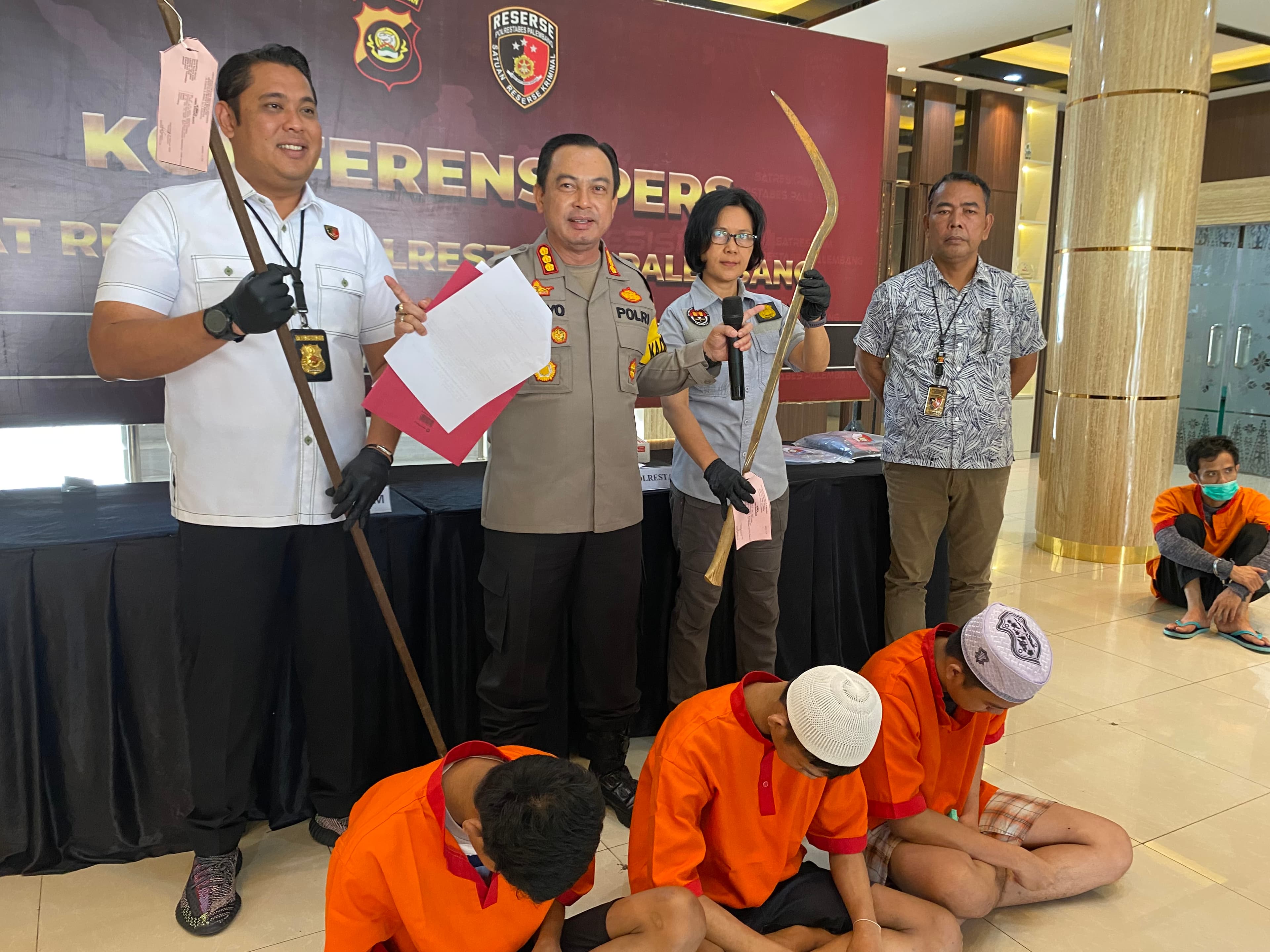 Polisi Tangkap Tiga dari Enam Remaja Tawuran di Palembang, Bermula Dari Saling Ejek di Medsos
