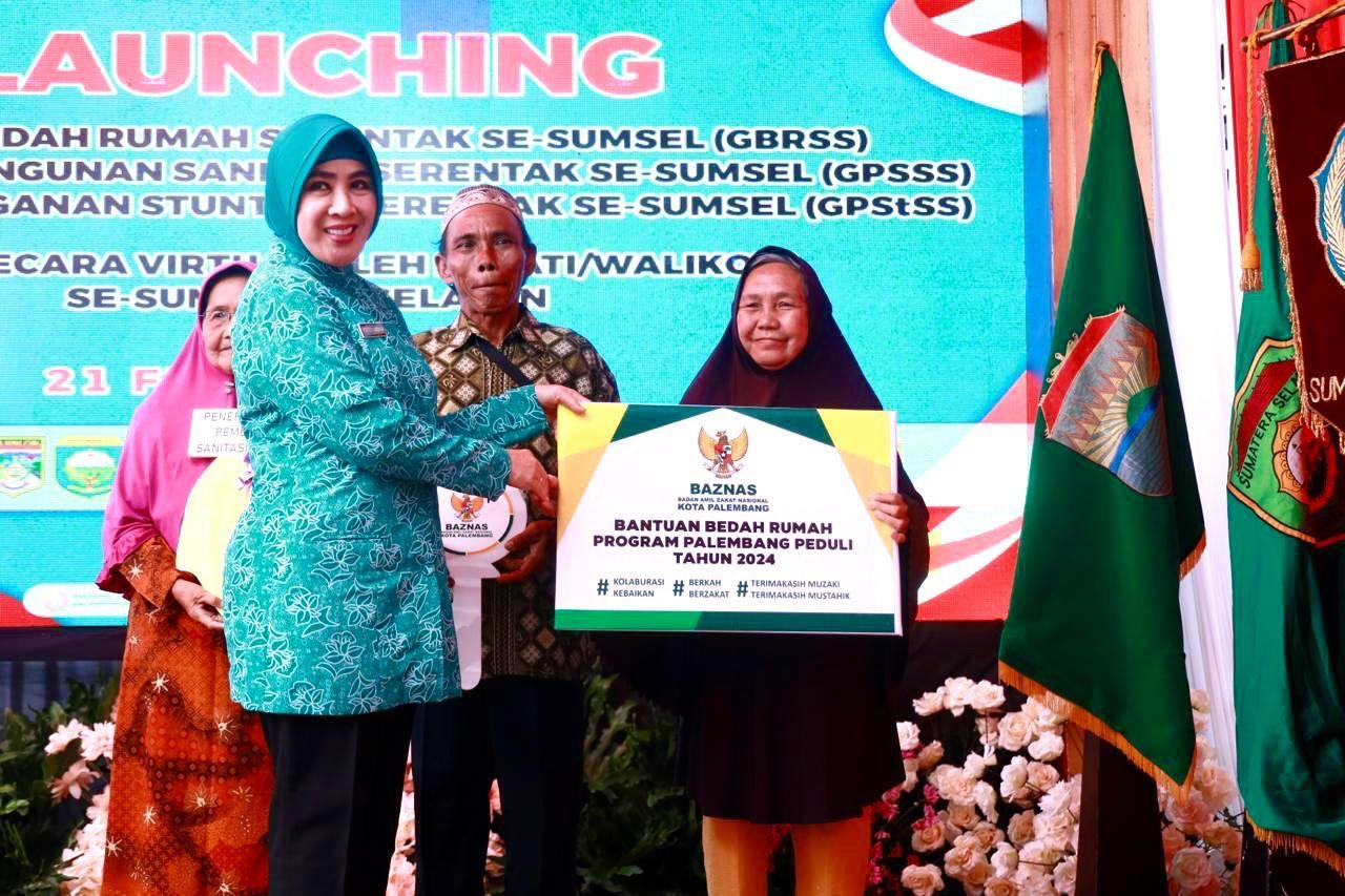 Ketum TP PKK Tri Tito Karnavian Sebut Program Bedah Rumah dan Sanitasi di Sumsel Bisa Jadi Project Percontohan