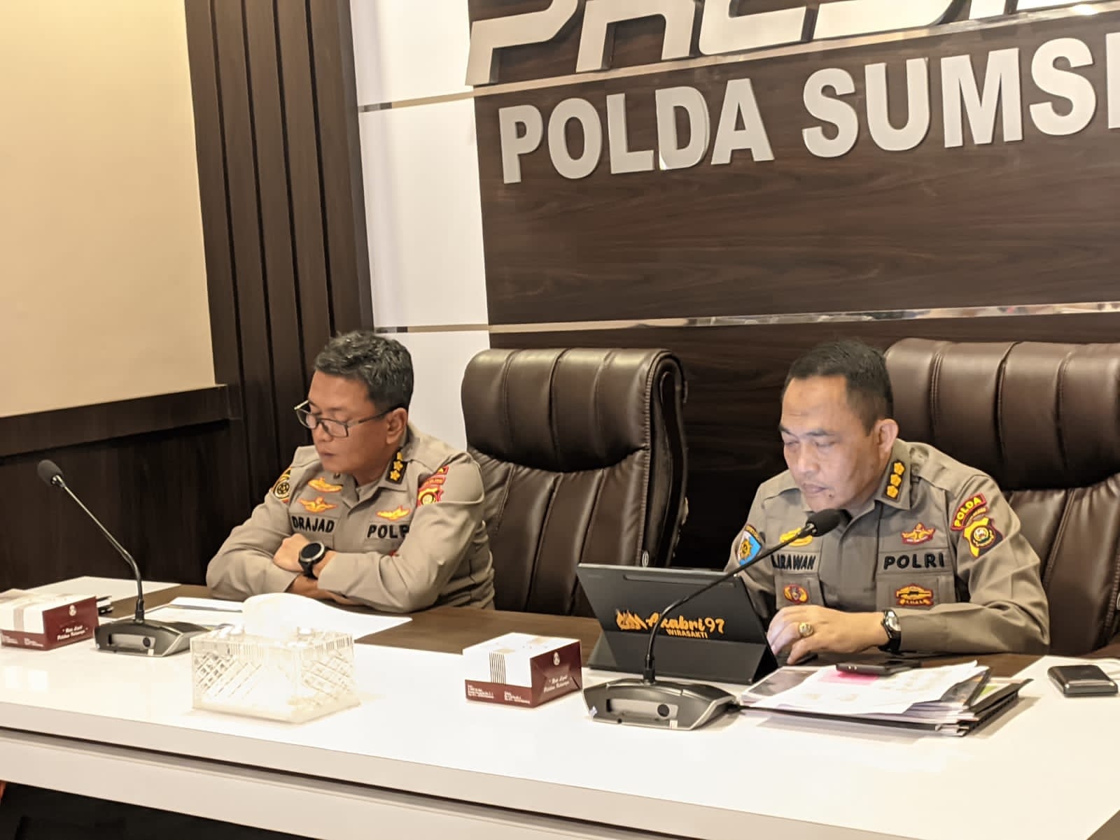 Polda Sumsel Gelar Rapat Penghargaan Personel Berprestasi
