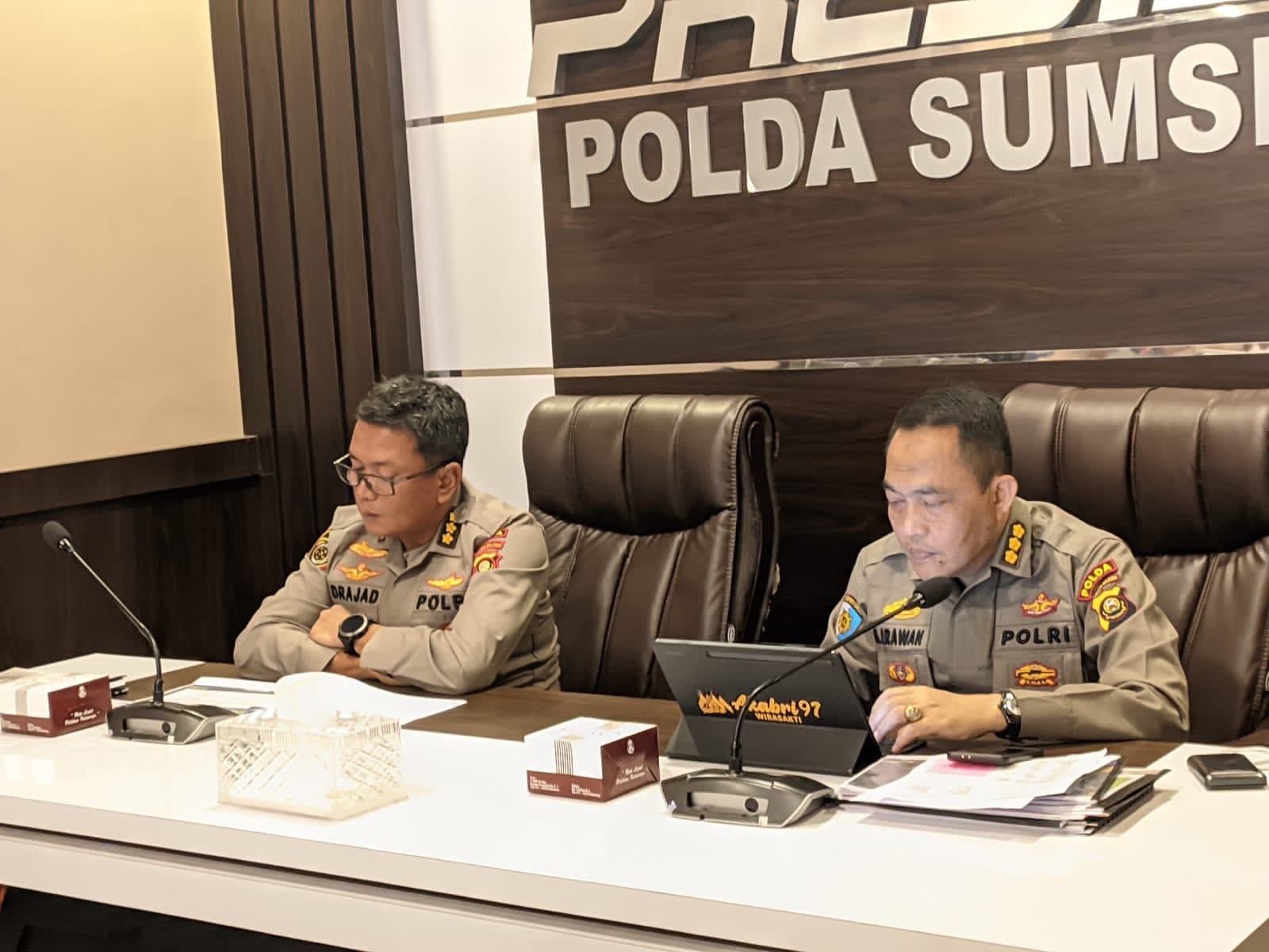 Polda Sumsel Gelar Rapat Penghargaan Personel Berprestasi