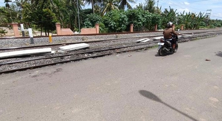 Mahasiswa di Palembang Terserempet Kereta Api, Begini Kronologinya