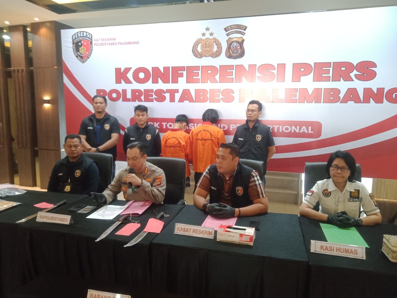 Tawuran Remaja di Palembang Digagalkan, Polisi Sita Golok Sepanjang 50Cm!