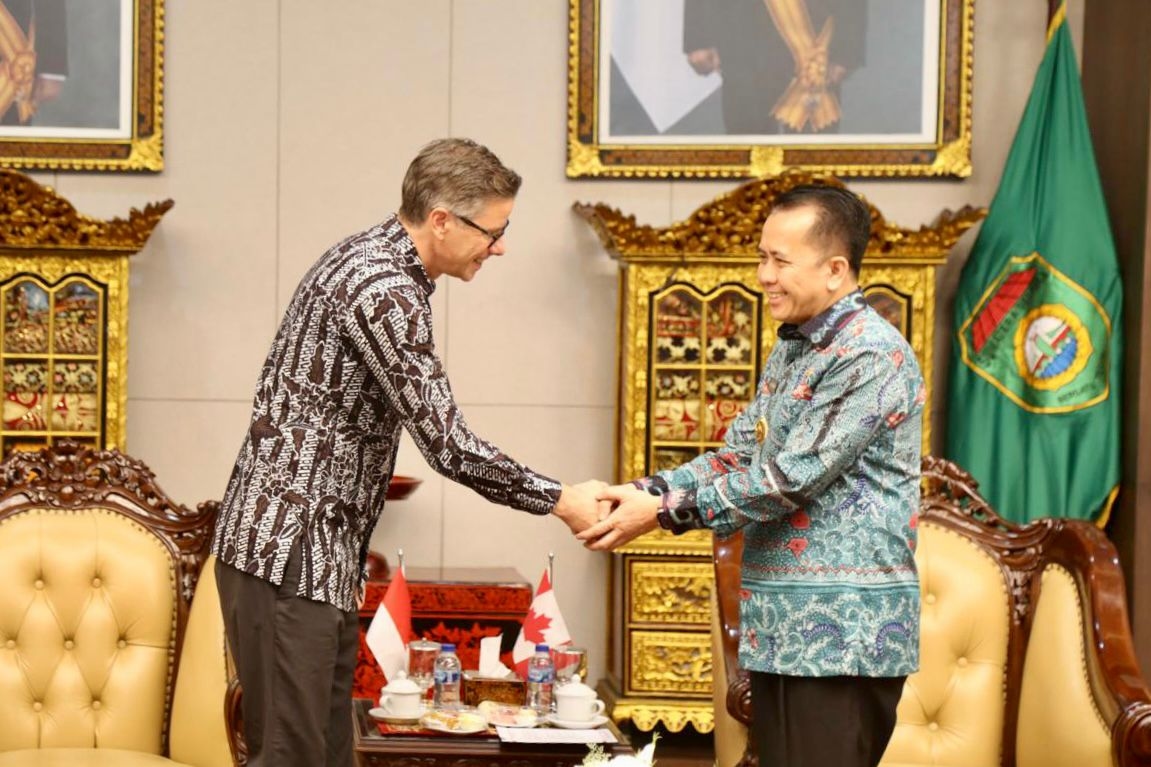 Terima Kunjungan Kedubes Kanada, PJ Gubernur Sumsel Dorong Kolaborasi Penanganan Permasalahan Perubahan Iklim Diperluas