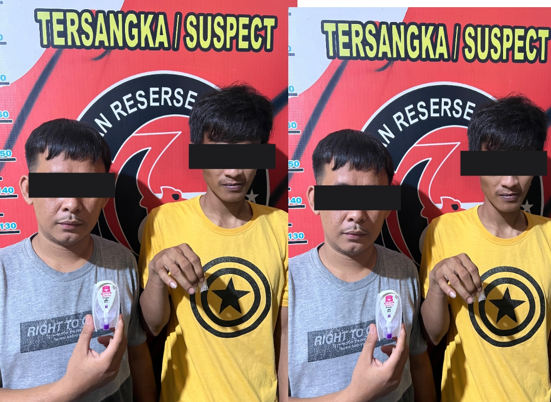 Dua Pemuda di Tanjung Bulan Ditangkap Polres Muaraenim Terkait Dugaan Jual Beli Narkoba