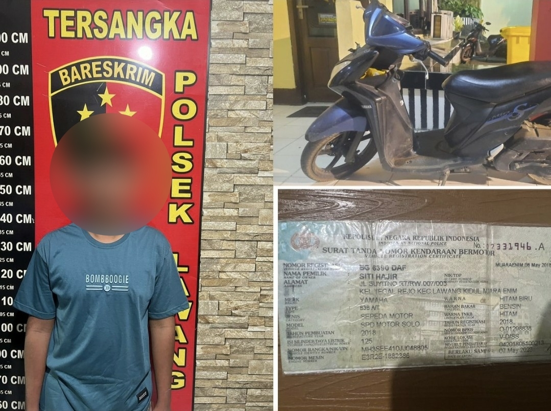 Gagal Melarikan Diri, Bandit Curanmor di Muara Enim Berhasil Diringkus Polisi di Tempat Persembunyiannya