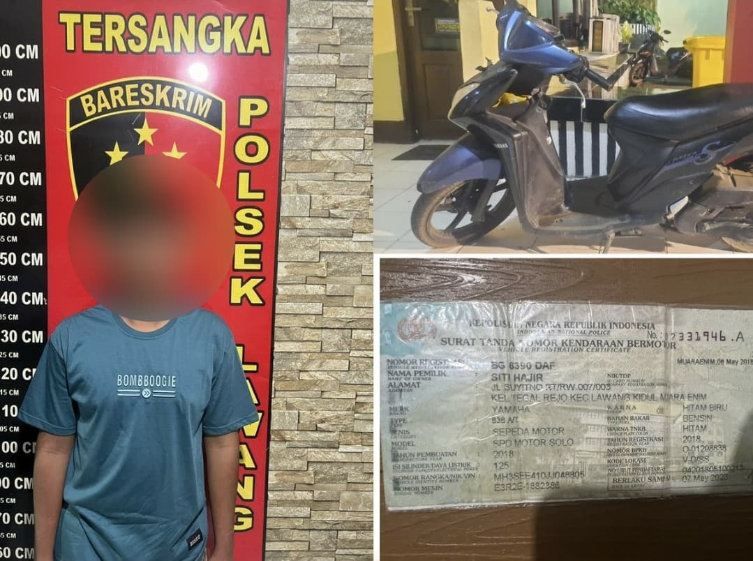 Gagal Melarikan Diri, Bandit Curanmor di Muara Enim Berhasil Diringkus Polisi di Tempat Persembunyiannya