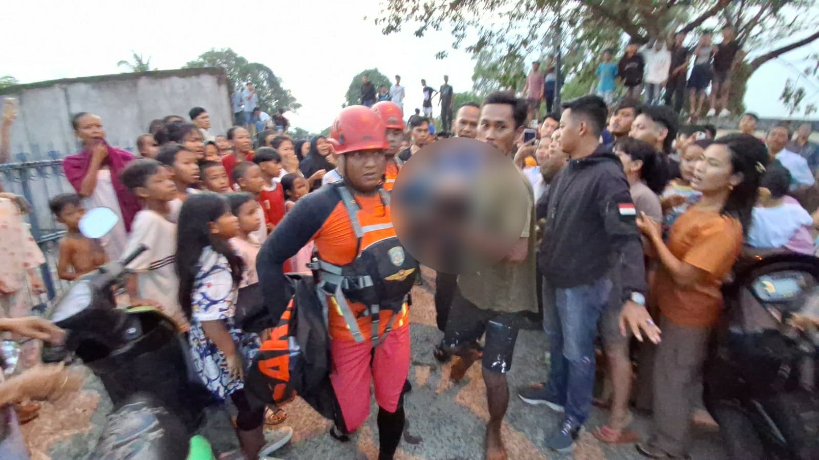 Jasad Rafli Ditemukan Tim SAR Gabungan di Sungai Lambidaro Palembang
