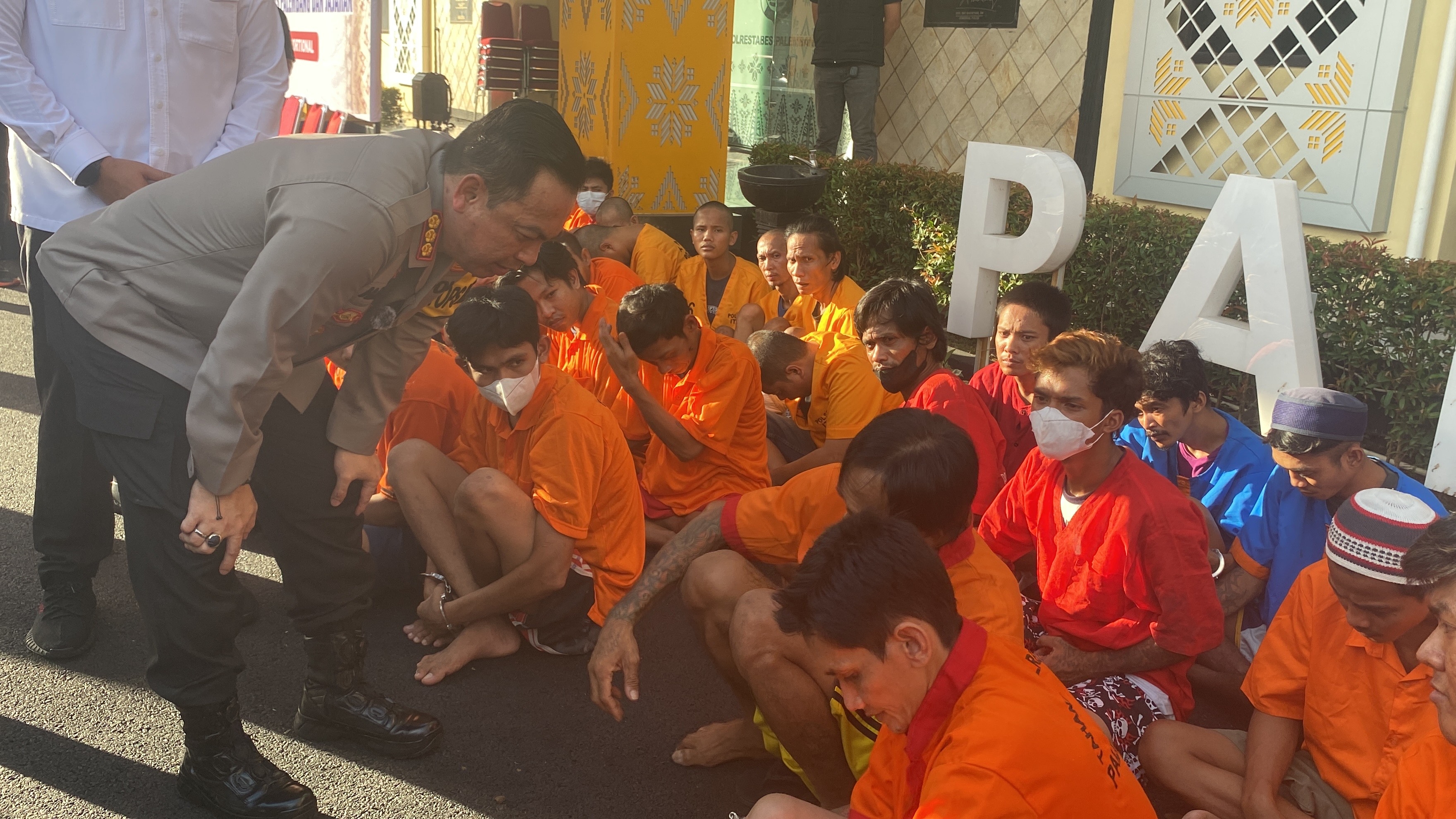 Polrestabes Palembang Tangkap 65 Pelaku Kejahatan, Berikut Daftar Kejahatannya