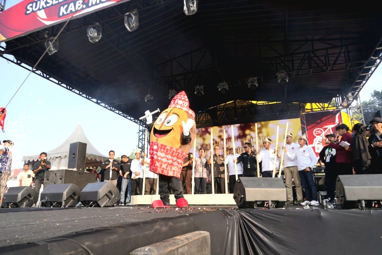Terinspirasi dari Biji Kopi, KPU Muara Enim Luncurkan Maskot Si Piko