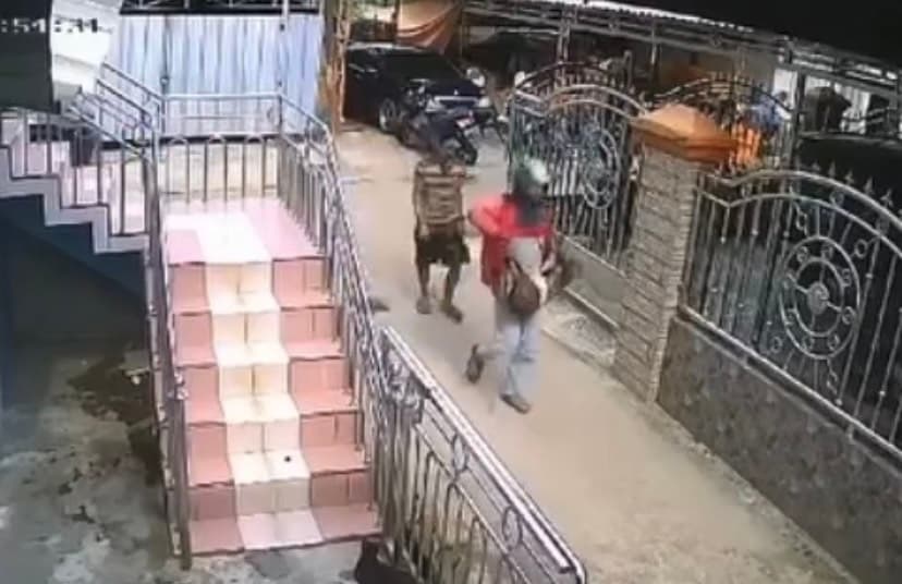 Viral! Pencurian Hewan Kurban Kambing di Palembang Terekam CCTV