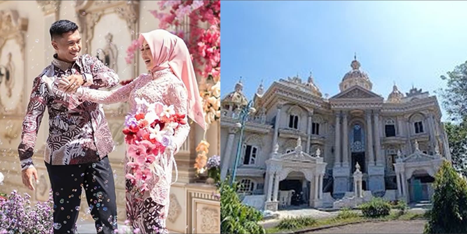 Rumah Crazy Rich Sidoarjo Bak Istana Jadi Saksi Lamaran Daffa Nabilah dan Novandra Akbar