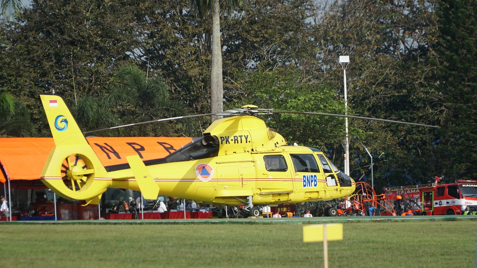 Dari 5 Helikopter, 2 Sudah Siap Terbang di Palembang Lawan Karhutla