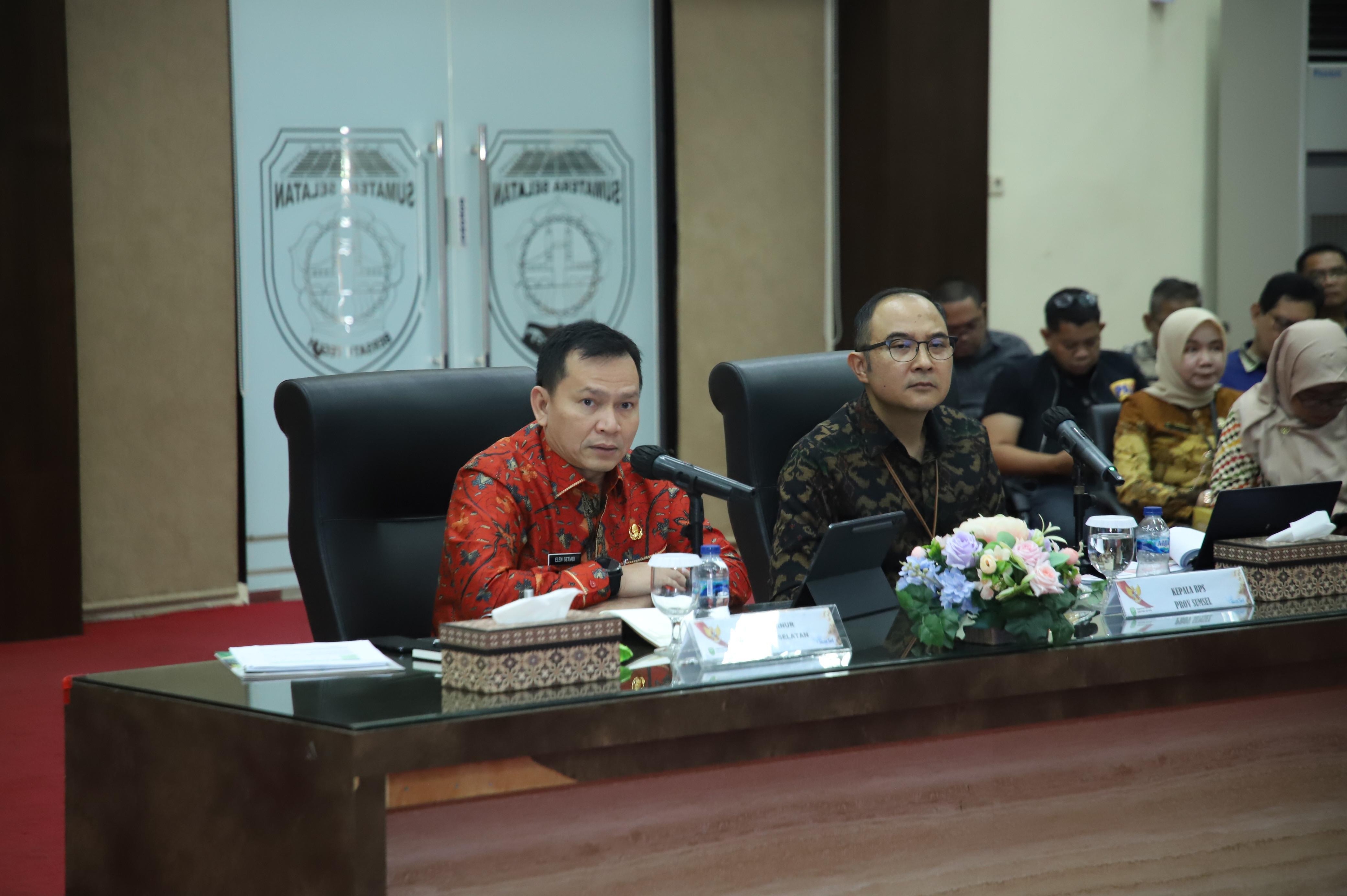 Pj Gubernur Sumsel Elen Setiadi Sebut Inflasi Masih Terkendali, Pemprov Siapkan Strategi Penting
