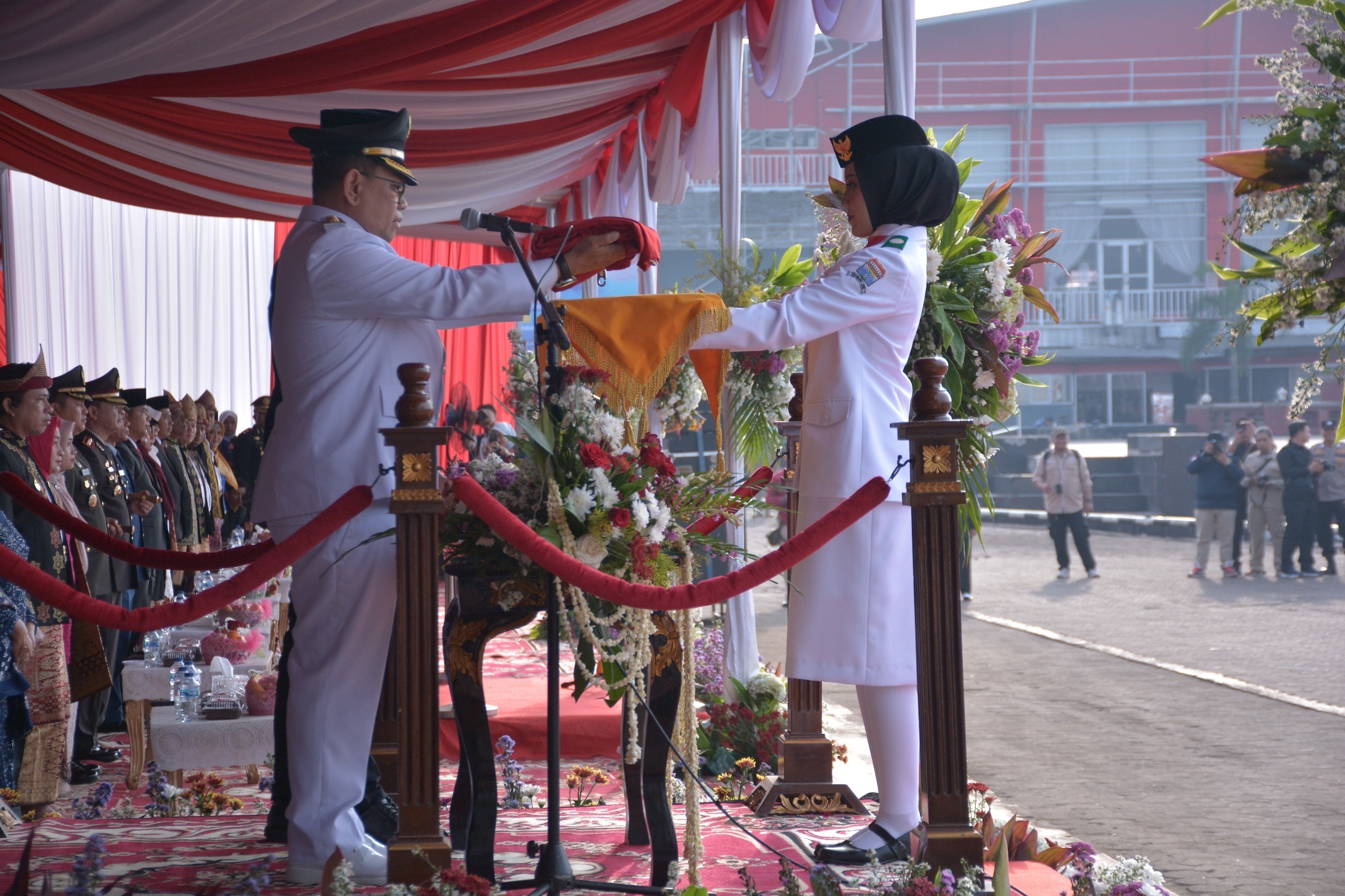 Upacara HUT RI ke-79 di BKB, Pj Walikota Palembang Ajak Warga Terus Bersatu