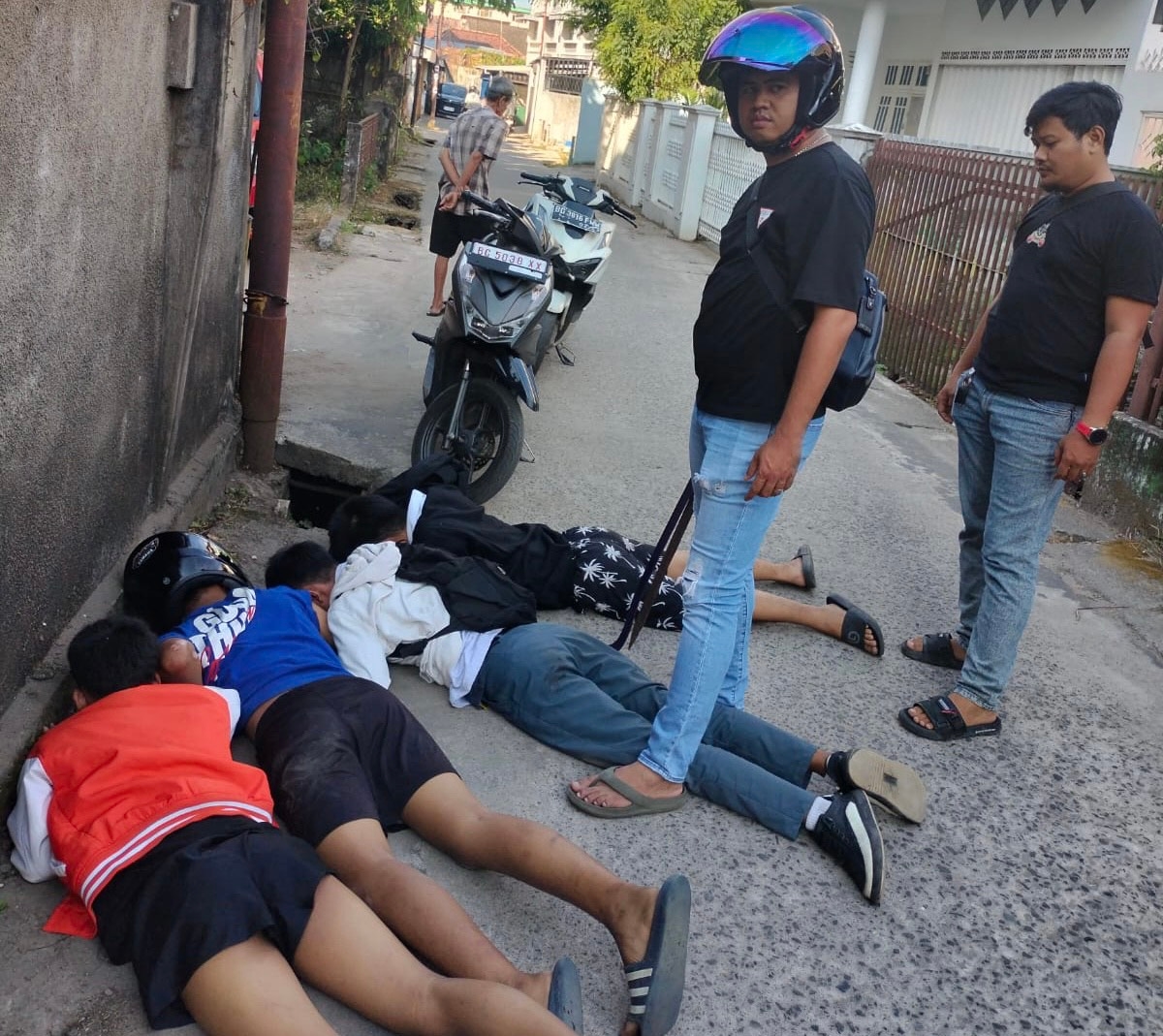 Hendak Tawuran, Sekelompok Remaja di Palembang Diamankan Beserta Sajam