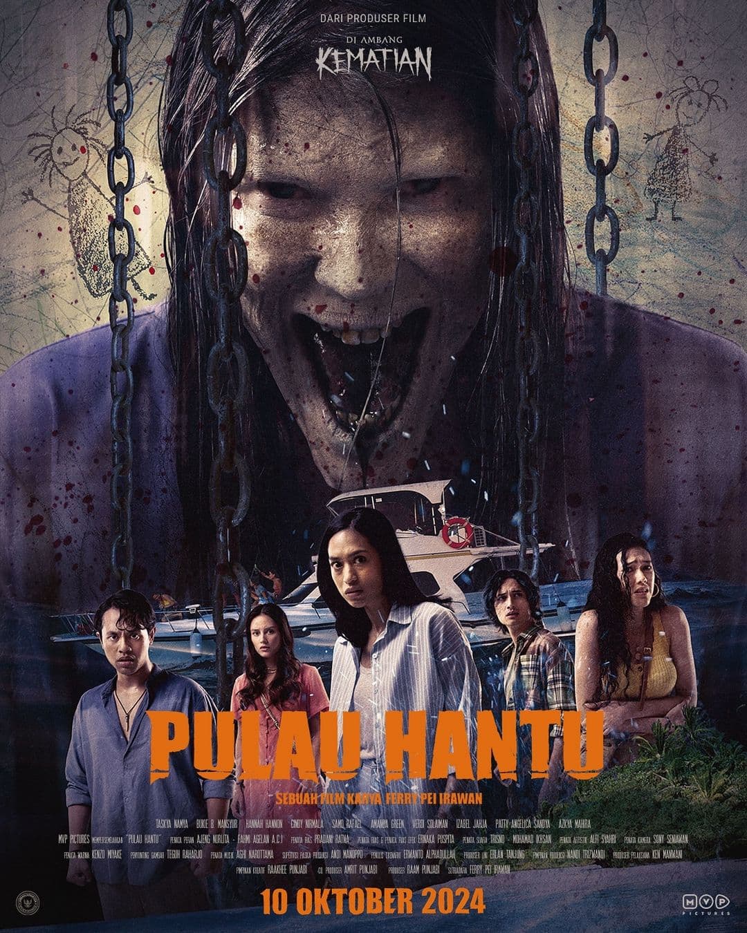 Tayang Bulan Oktober Ini! Simak Sinopsis Film Pulau Hantu, Teror Mistik di Tengah Liburan