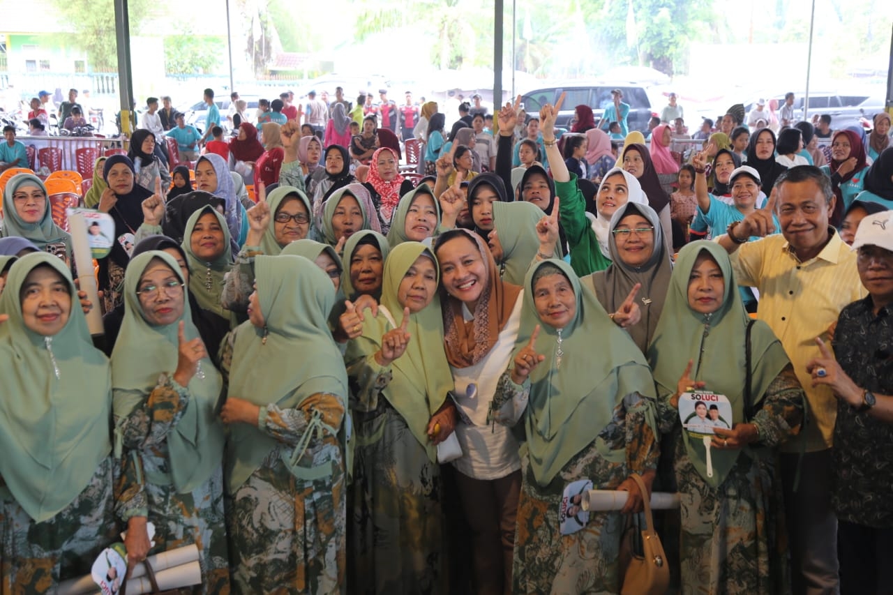Sulit Dikejar, Lucianty-Syaparuddin Kian Dominan dalam Pilkada Muba 2024, Elektabilitas Meningkat Tajam