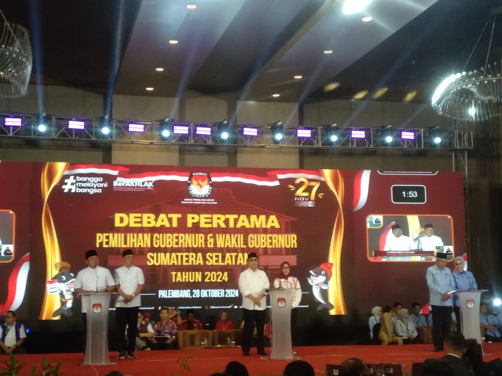 Besok! Cik Ujang, Riezky Aprilia dan RA Anita Noeringhati Akan adu Gagasan di Debat Kedua Pilkada Sumsel