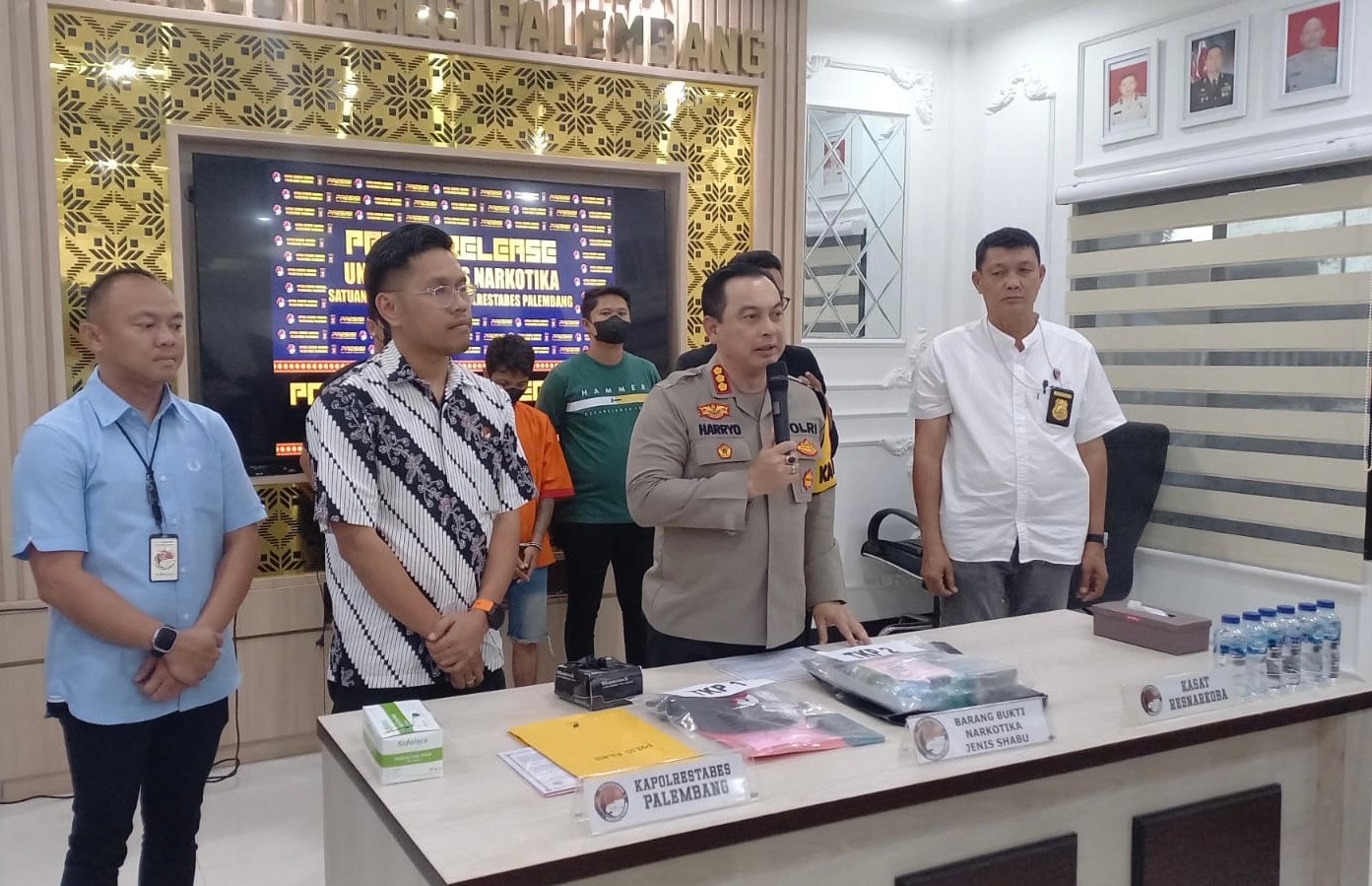 Belum Sempat Dijual, Pengedar Sabu 1 Kilogram Asal Riau Dibekuk di Palembang, Ini Pengakuannya
