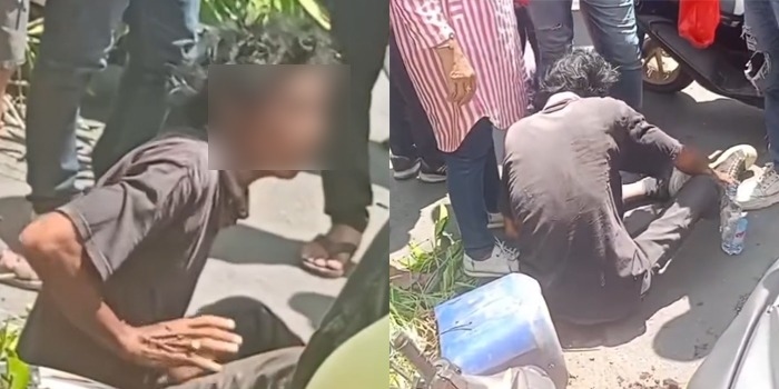Wanita Paruh Baya di Sako Palembang Jadi Korban Jambret, Pelaku Babak Belur Dihajar Massa