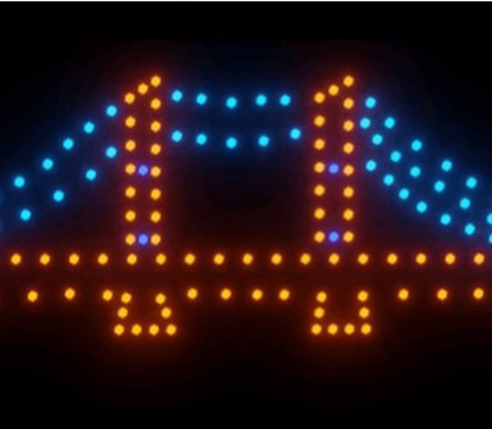 Kemeriahan Perayaan Tahun Baru 2025 di Palembang, Ribuan Warga Tumpah Ruah Saksikan Drone Show