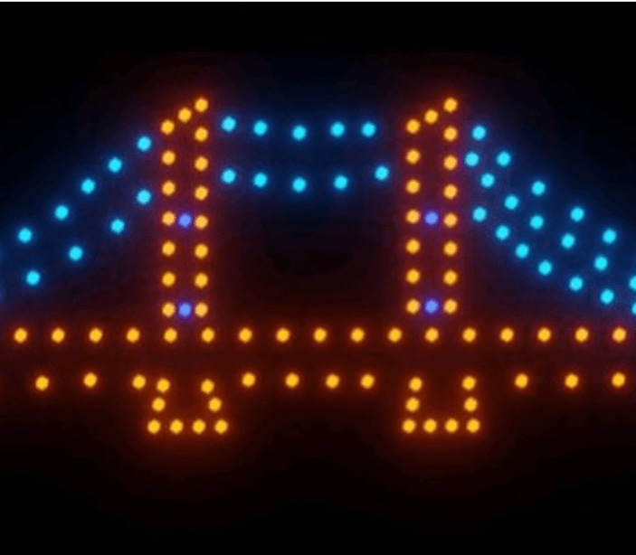 Kemeriahan Perayaan Tahun Baru 2025 di Palembang, Ribuan Warga Tumpah Ruah Saksikan Drone Show