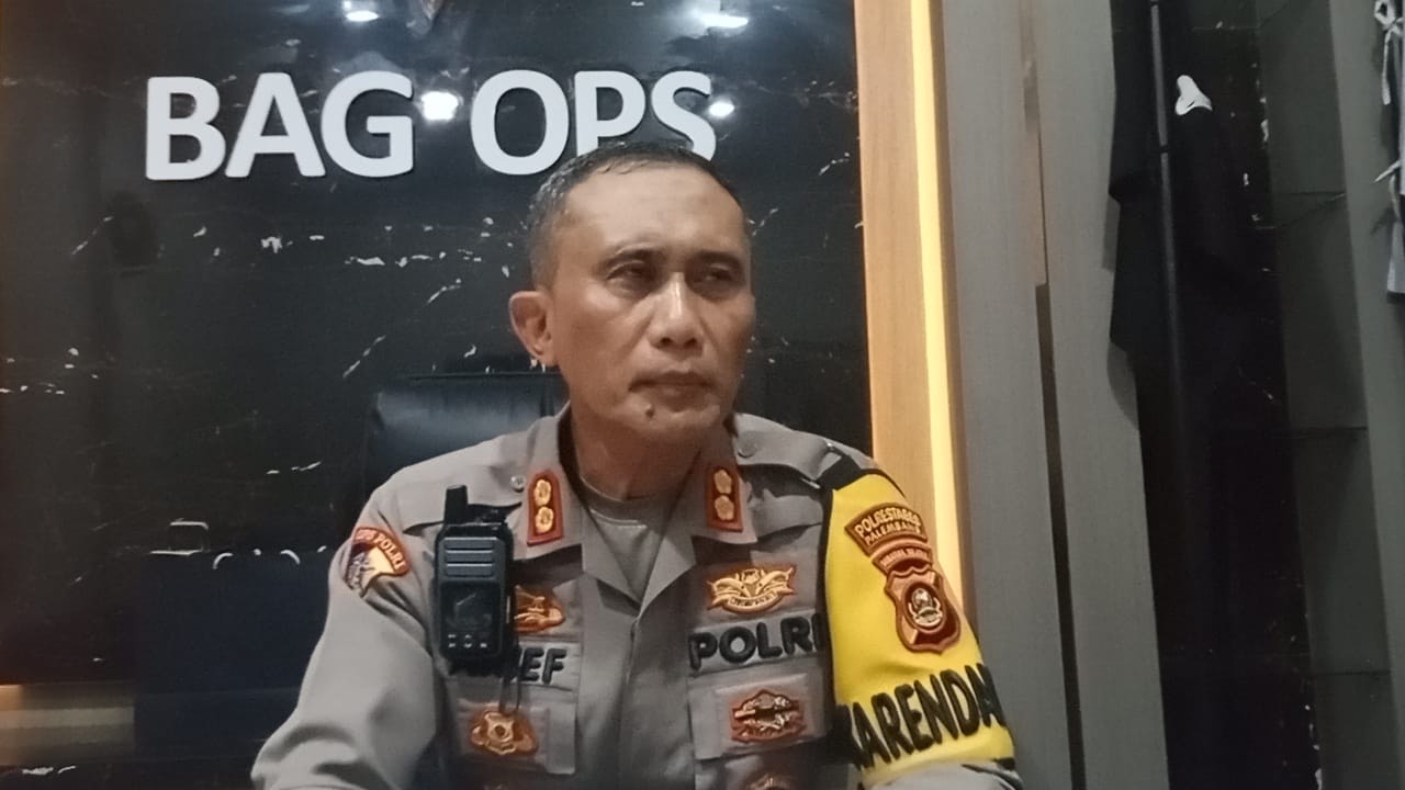 Polrestabes Palembang Kerahkan 541 Personel untuk Amankan Unjuk Rasa Mahasiswa di DPRD Sumsel