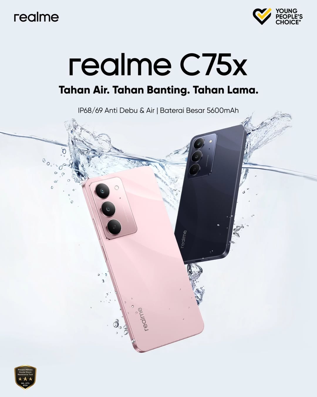 5 Fitur Unggulan Realme C75x yang Baru Rilis di Indonesia, HP Tahan Air Harga 2 Jutaan