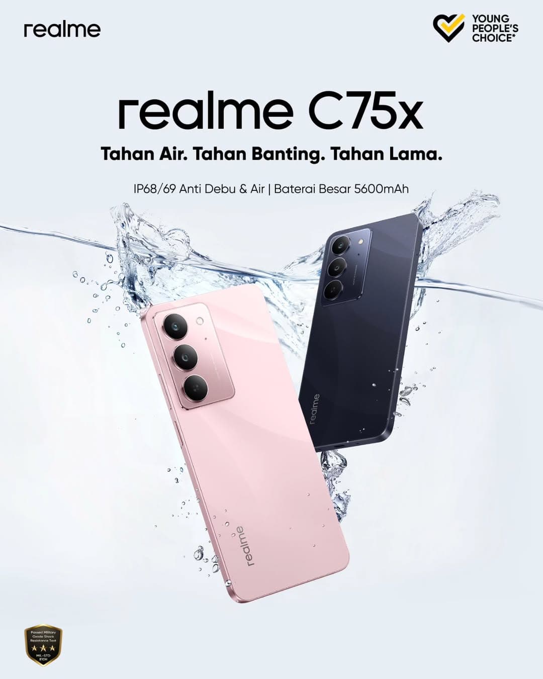 5 Fitur Unggulan Realme C75x yang Baru Rilis di Indonesia, HP Tahan Air Harga 2 Jutaan