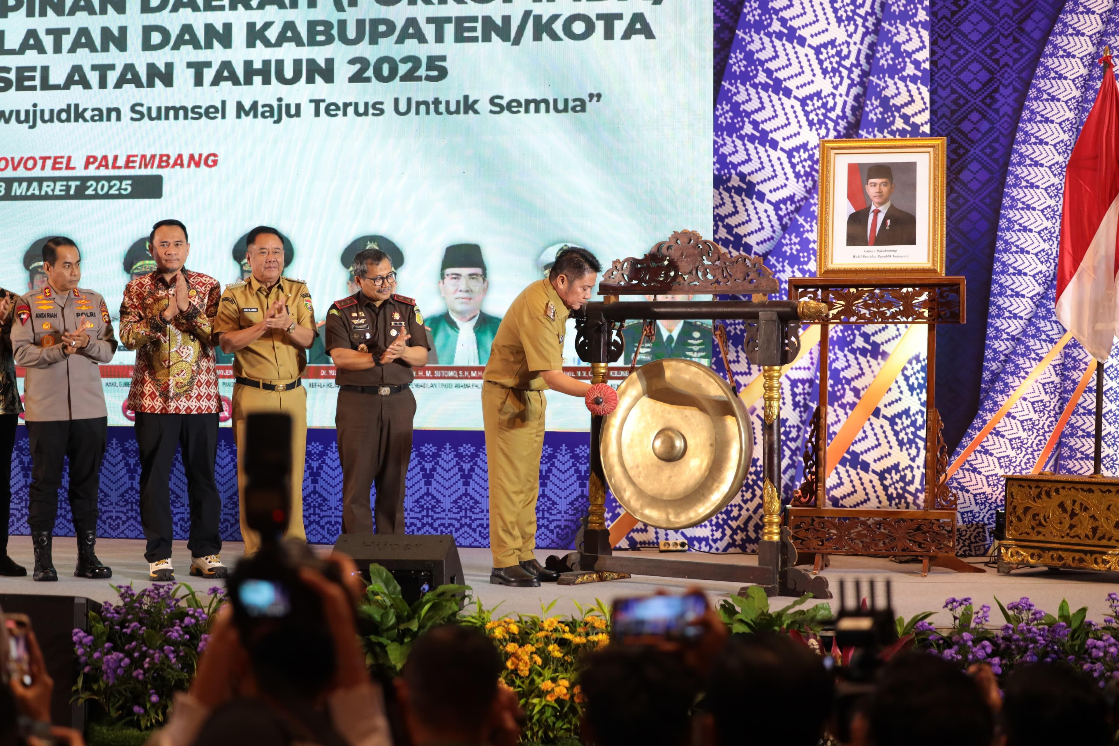 HDCU Kolaborasi dengan Forkopimda Wujudkan Sumsel Maju Terus Untuk Semua