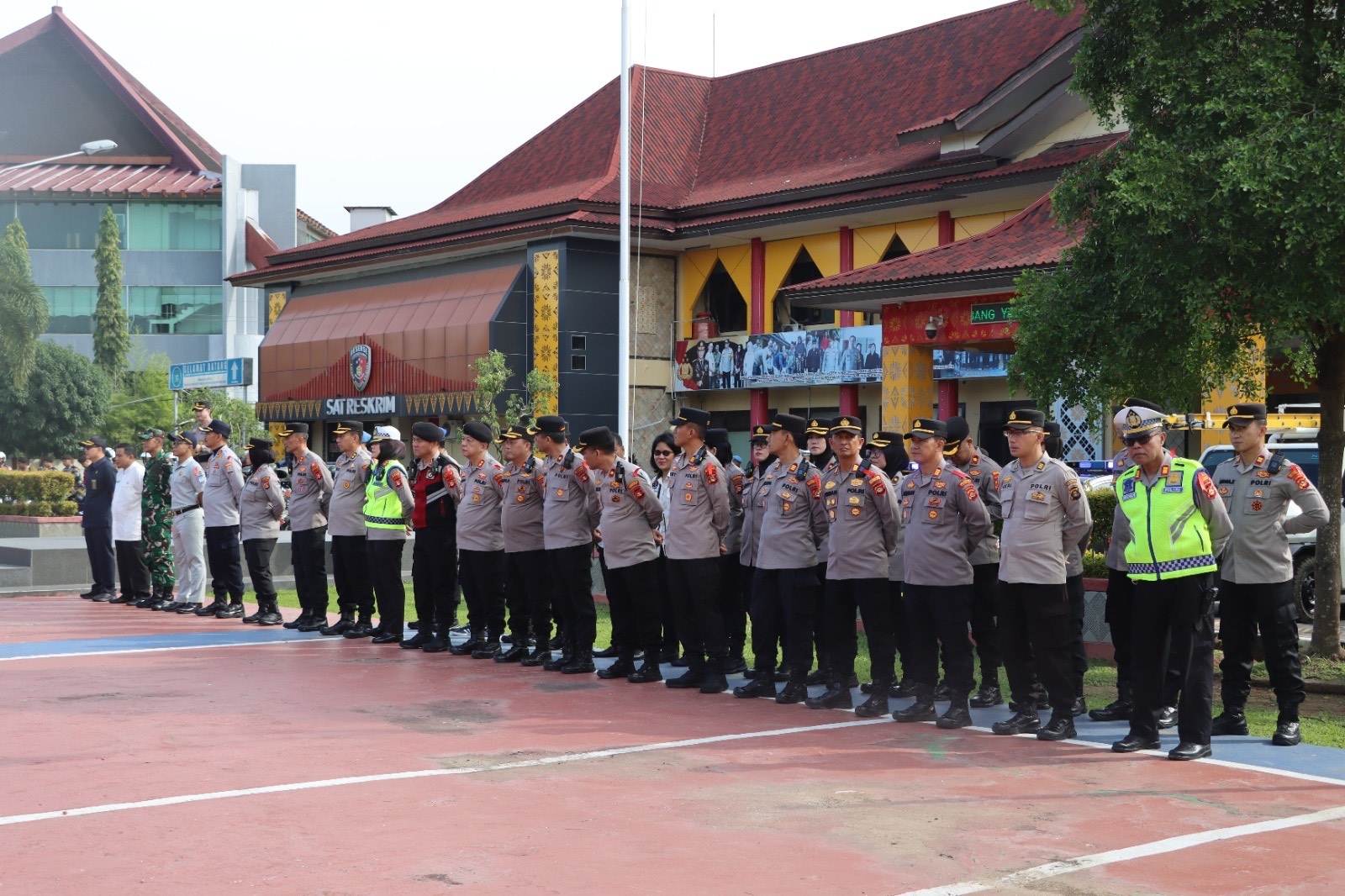 Debat Publik PSU Pilkada Empat Lawang Dijaga Tiga Lapis Pengamanan dan Pendukung Dibatasi