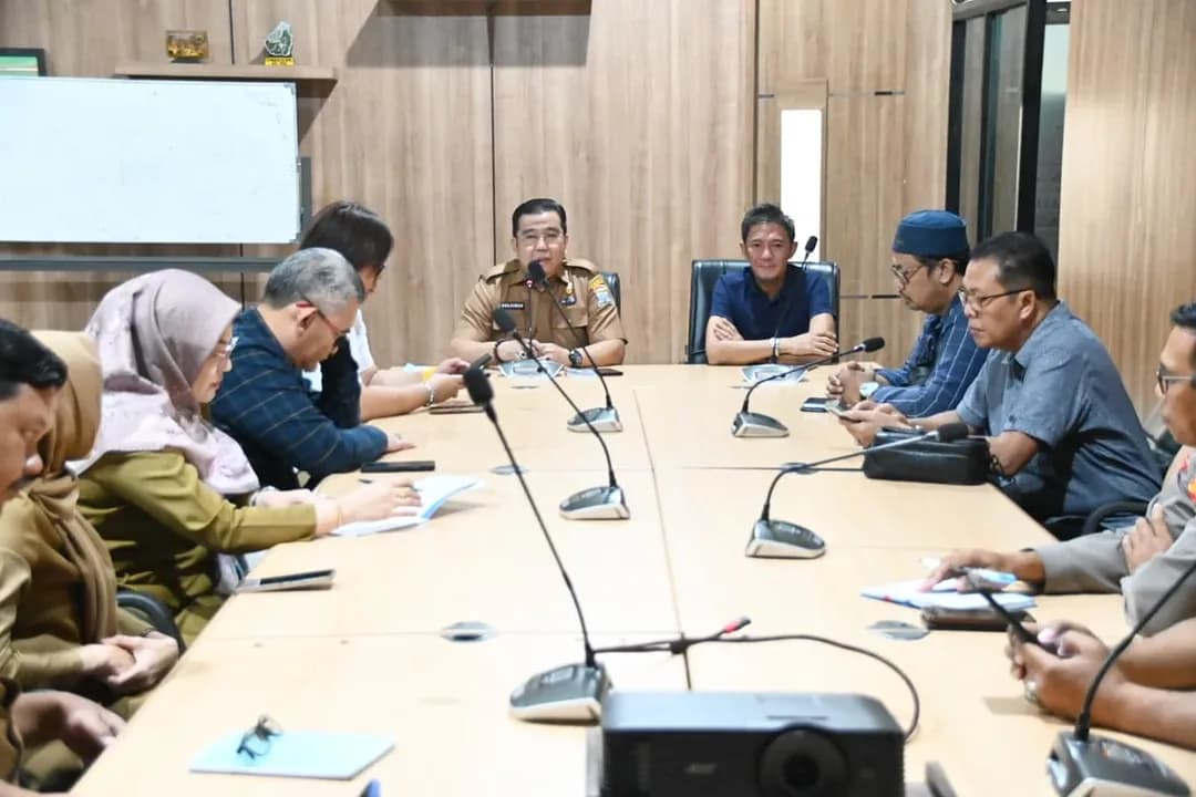 Dinas Pariwisata Palembang Gelar Rapat Persiapan Acara Social Recovery Masak Rendang 1000 Kilogram