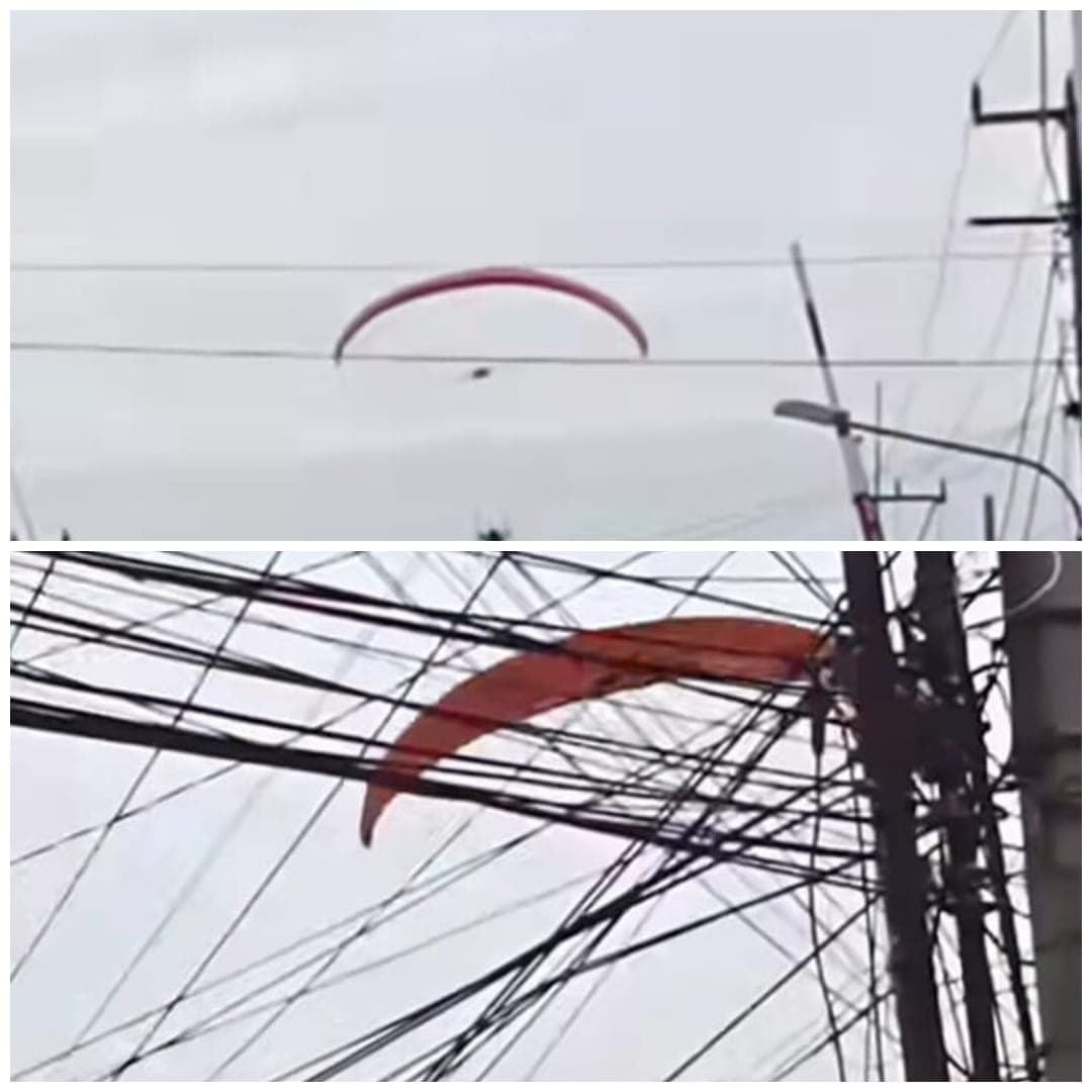 Viral Sosok Atlet Pulang Kampung Naik Paralayang, Ini Alasannya