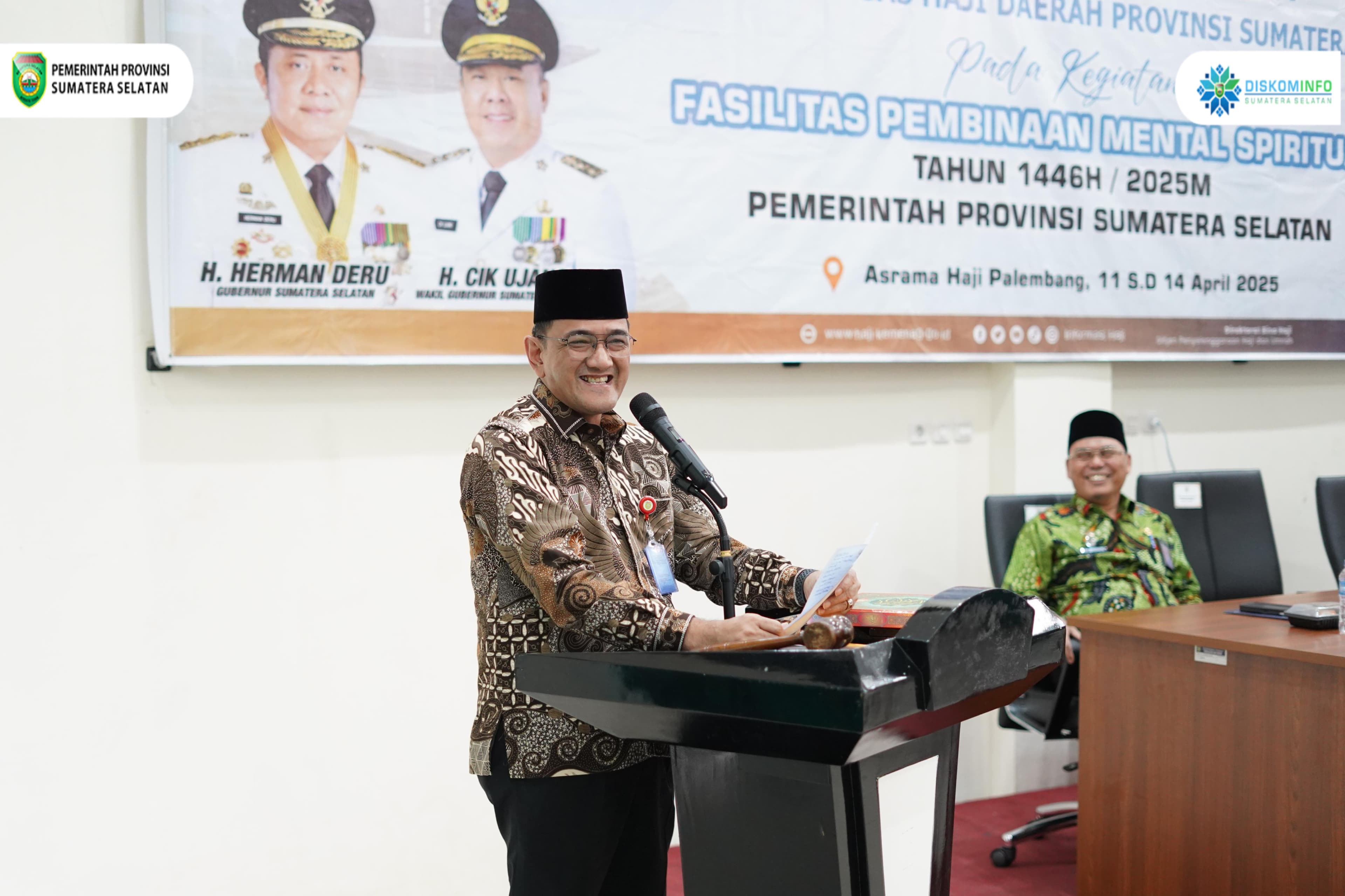 Sekda Sumsel Tekankan Profesionalisme dan Tanggung Jawab Petugas Haji Daerah