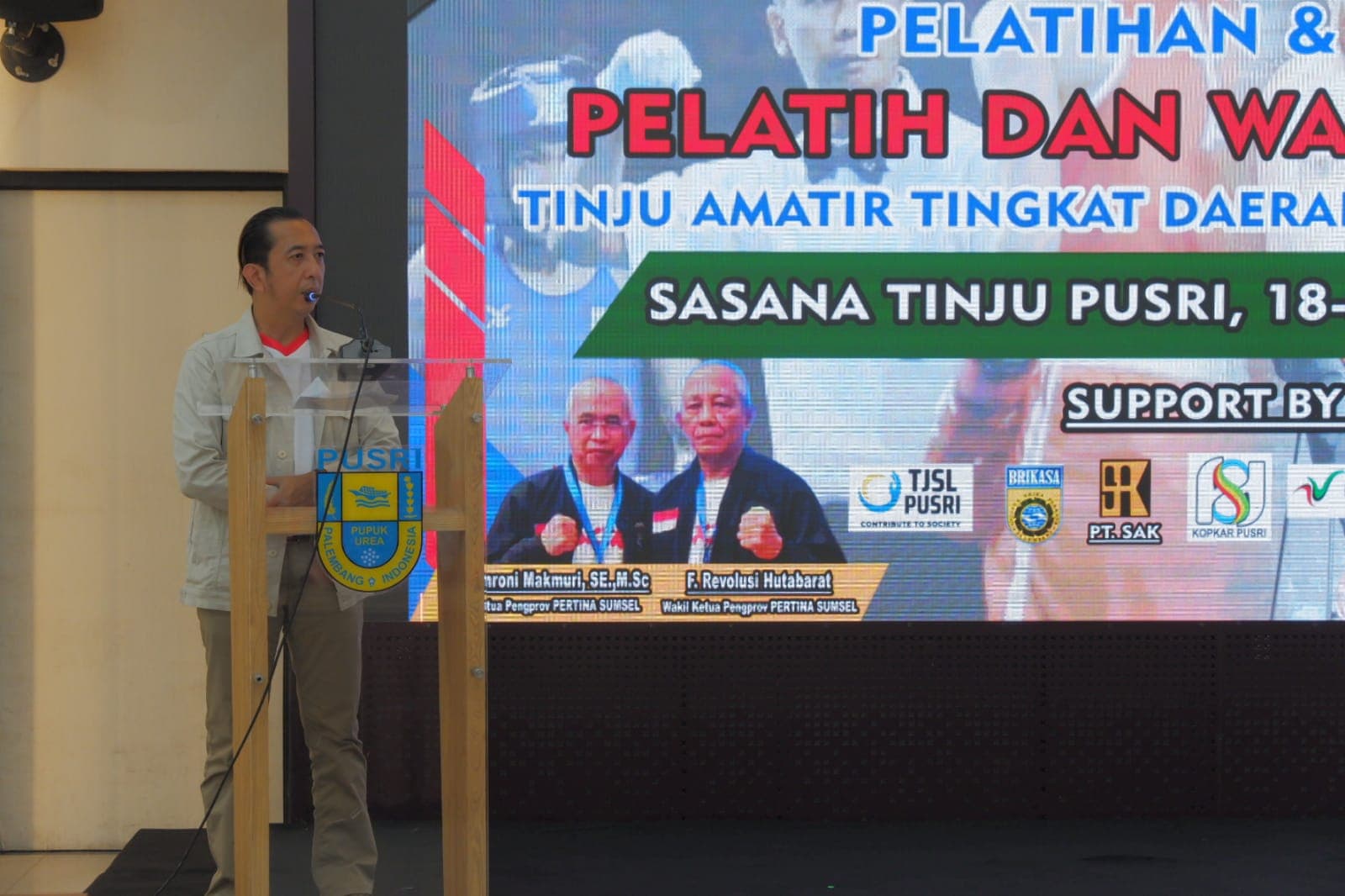 Dihadiri Wasit Olympiade Tokyo, 40 Pelatih dan Wasit Asal Sumsel Ikuti Pelatihan yang Digelar Sasana Tinju Pusri