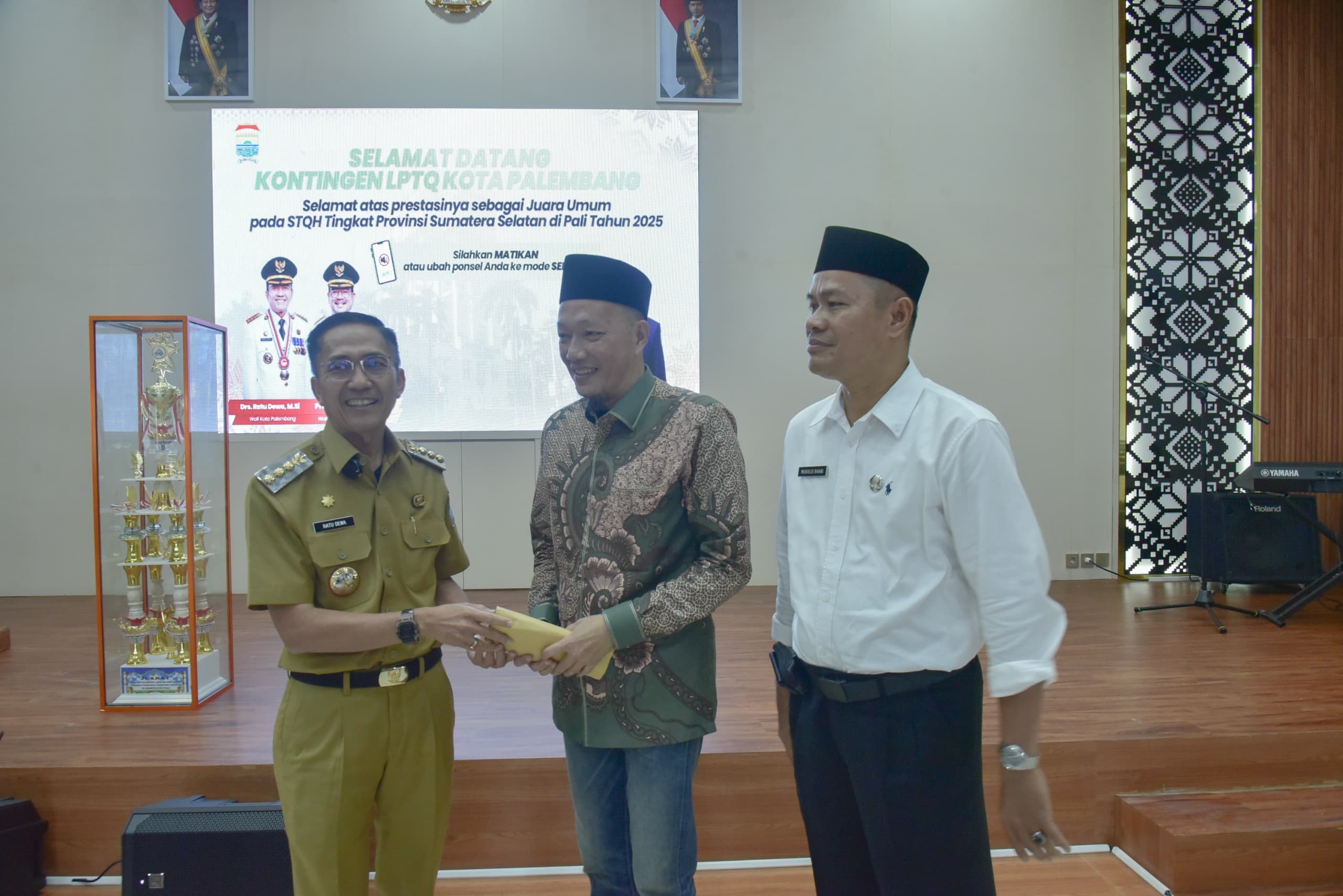 Wali Kota Palembang Sambut Kafilah Juara Umum STQH Sumsel 2025, Berikan Bonus hingga Hadiah Umrah