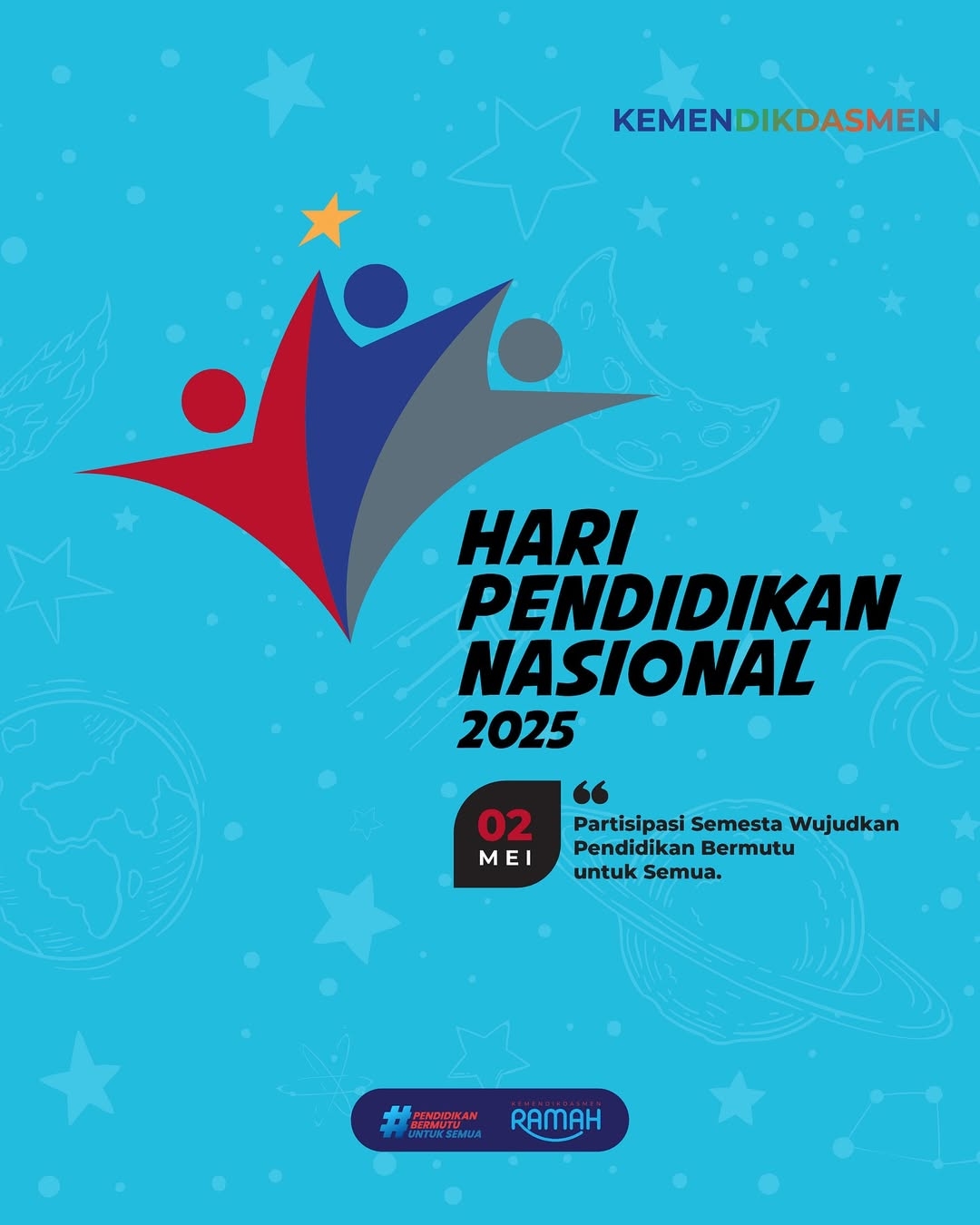 Serba-serbi Hardiknas 2025, Tema, Makna Logo, Pedoman Peringatan hingga Program Baru Dunia Pendidikan