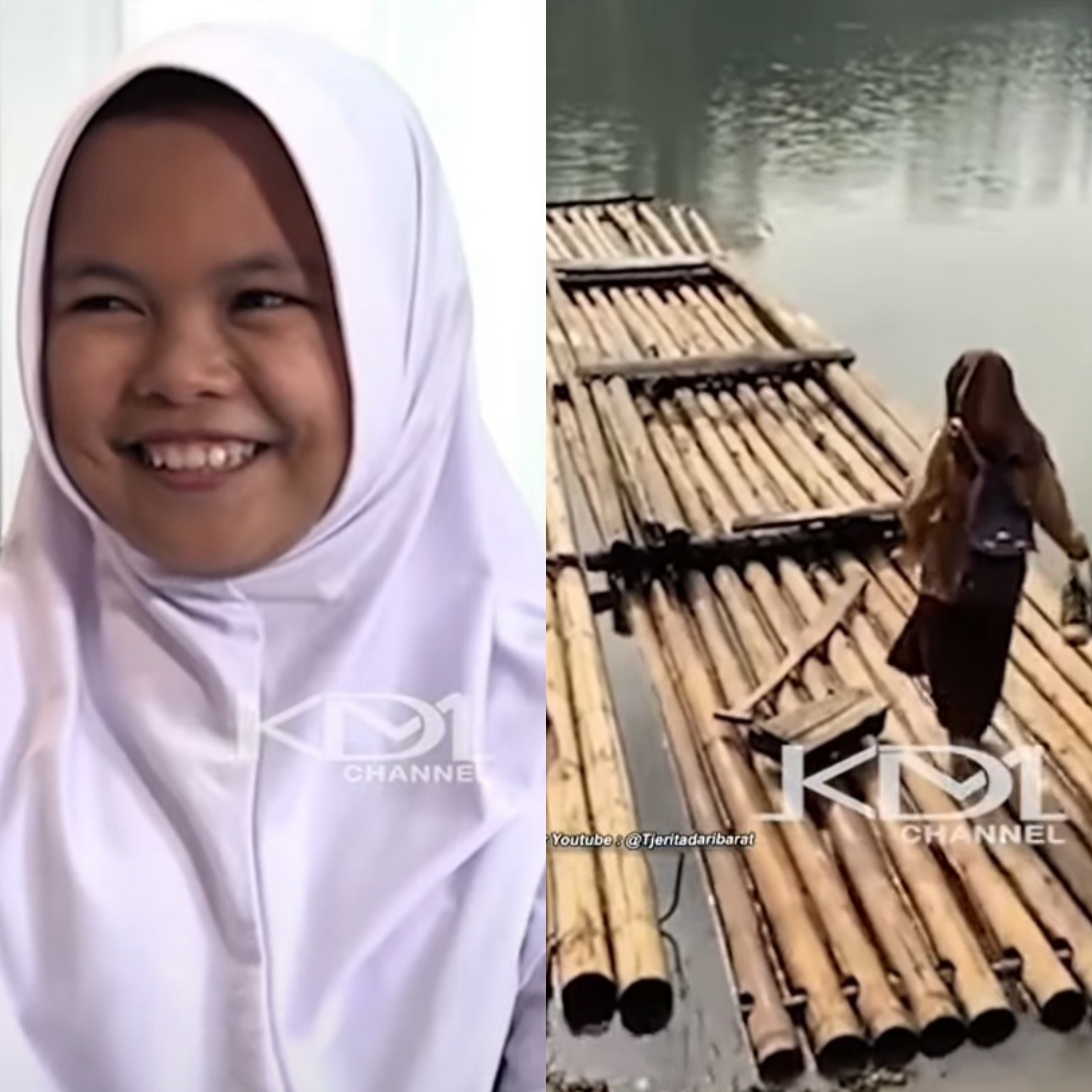 Kisah Inspirasi Nera Siswi SMA di Bandung Barat Jalan Kaki 2KM dan Naik Rakit Demi Bisa Sekolah