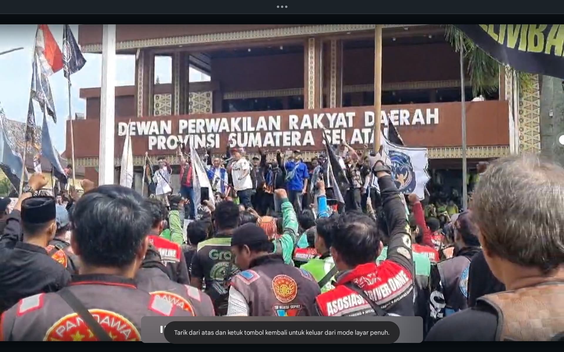 Driver Ojol Tewas Saat Aksi di Jakarta, ADO Sumsel Kecam Tindakan Aparat