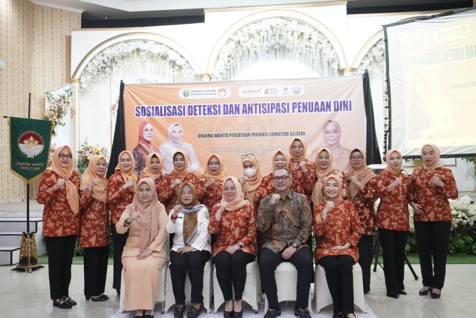 DWP BPBD Sumsel Hadiri Sosialisasi Deteksi dan Antisipasi Penuaan Dini, Dukung Program Kesehatan Perempuan