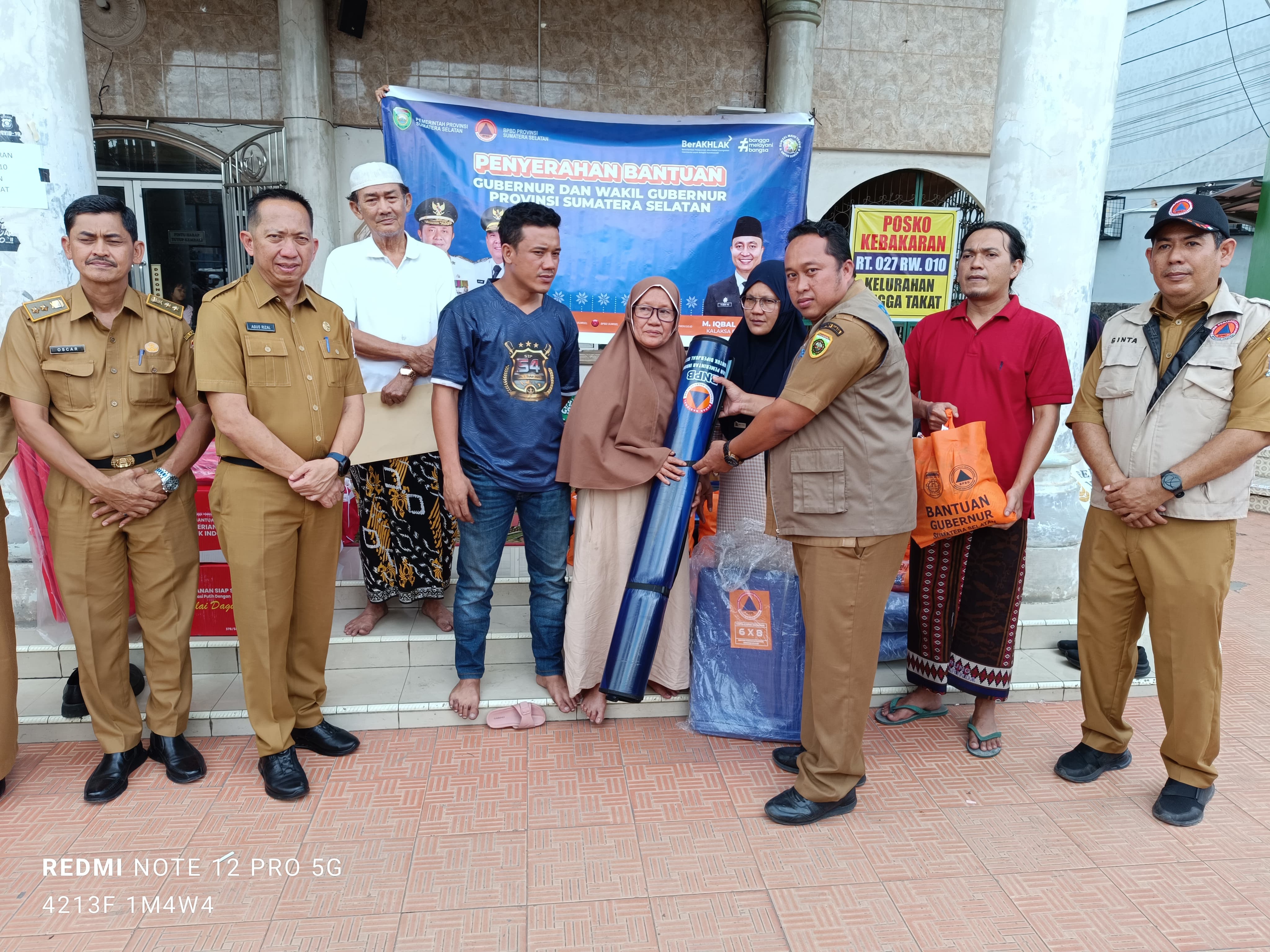 Gerak Cepat Gubernur Sumsel Berikan Bantuan untuk Korban Kebakaran di Tiga Titik di Palembang
