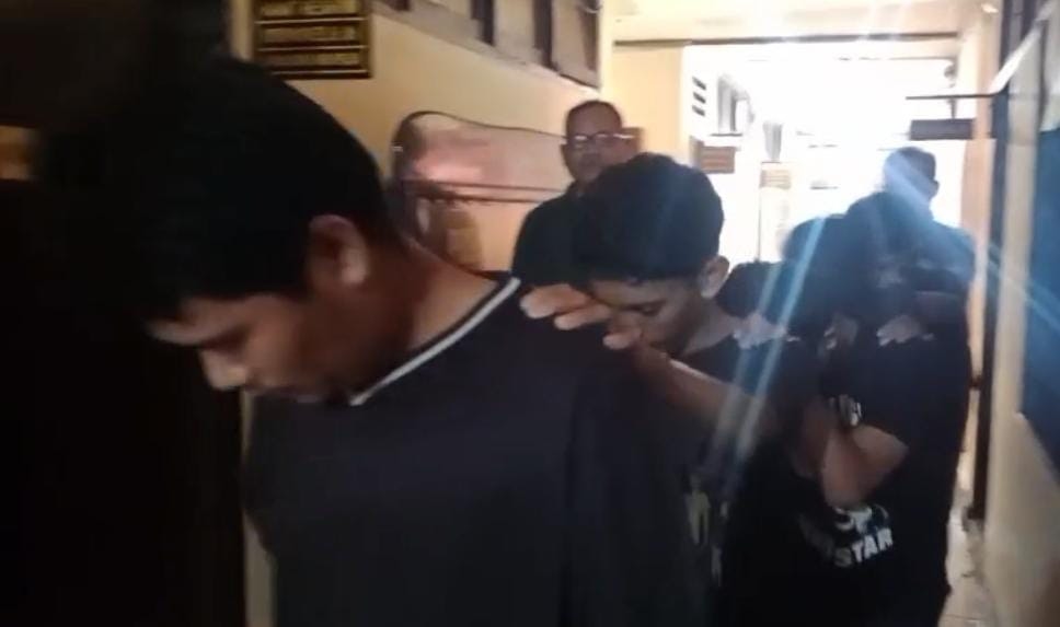 Viral Video Pengeroyokan di Simpang RS Charitas Palembang, Lima Pemuda Ditangkap Polisi