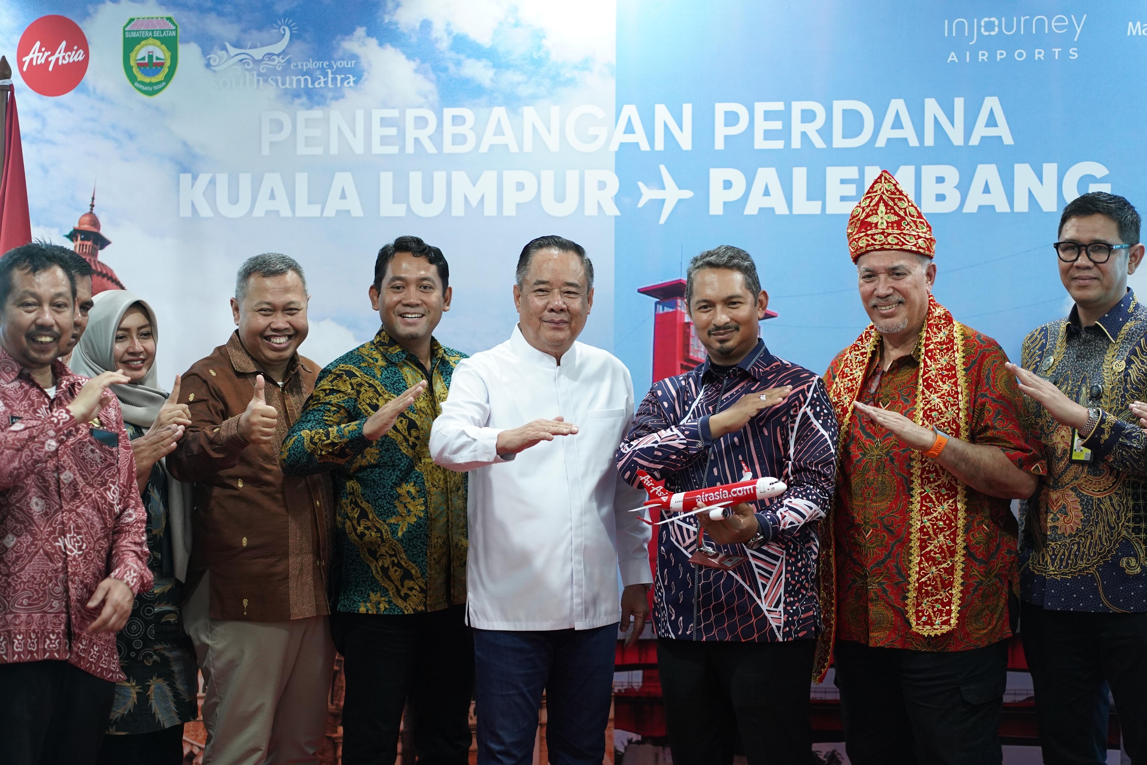 Penerbangan Langsung Kuala Lumpur–Palembang Dibuka, Sumsel Siap Genjot Wisata dan Investasi