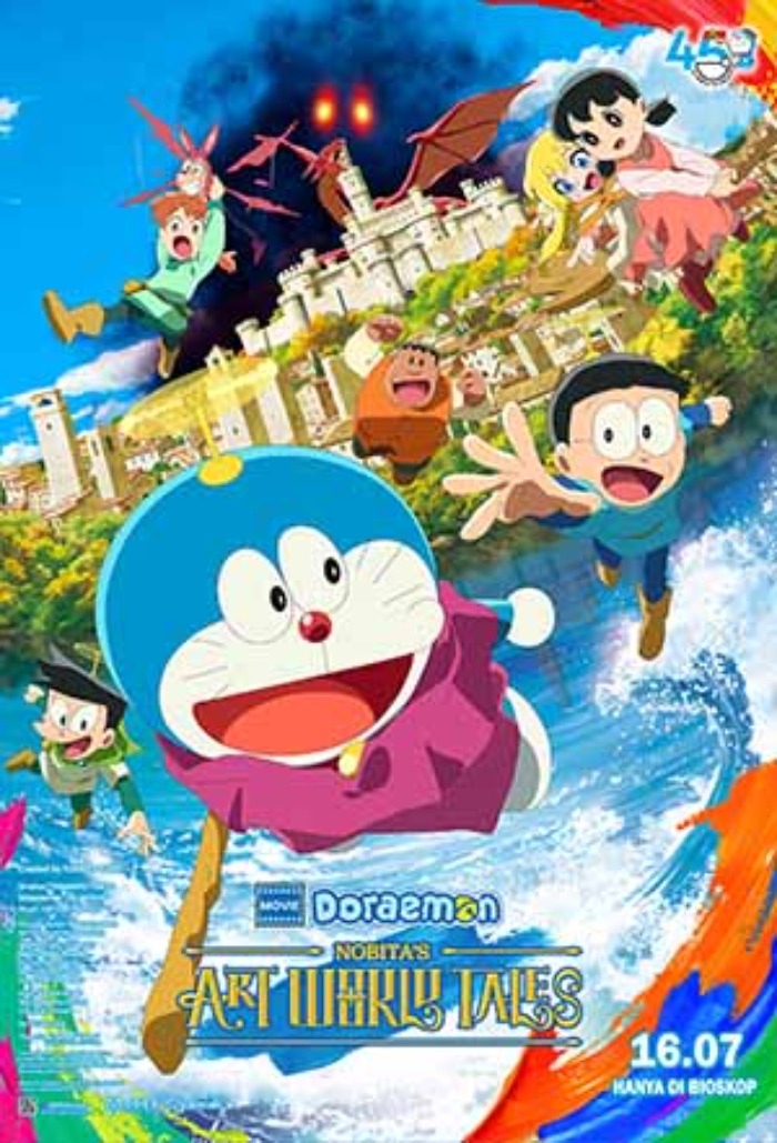 Sinopsis Doraemon The Movie Nobitas Art World Tales yang Jadi Bagian Perayaan HUT 45 Doraemon