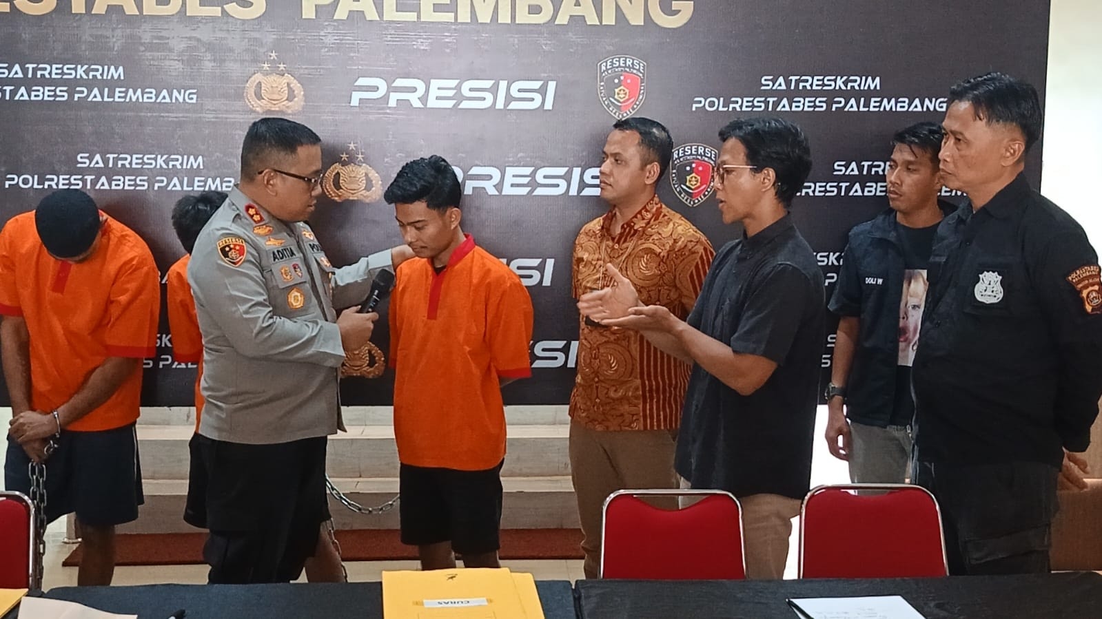 Tiga Anggota Komplotan Pencuri Baterai Tower Dibekuk di Palembang, Terlibat di 15 TKP