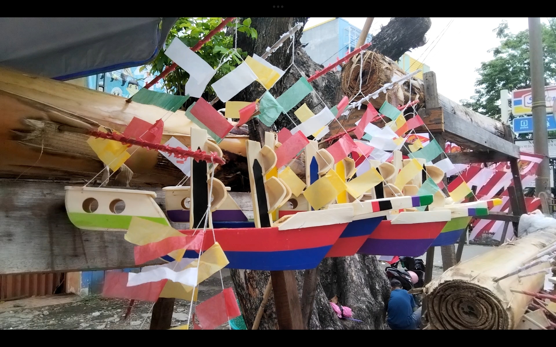 Jajakan Kapal Gabus dan Telok Abang, Penjual Musiman di Palembang Raup Keuntungan Jelang 17-an