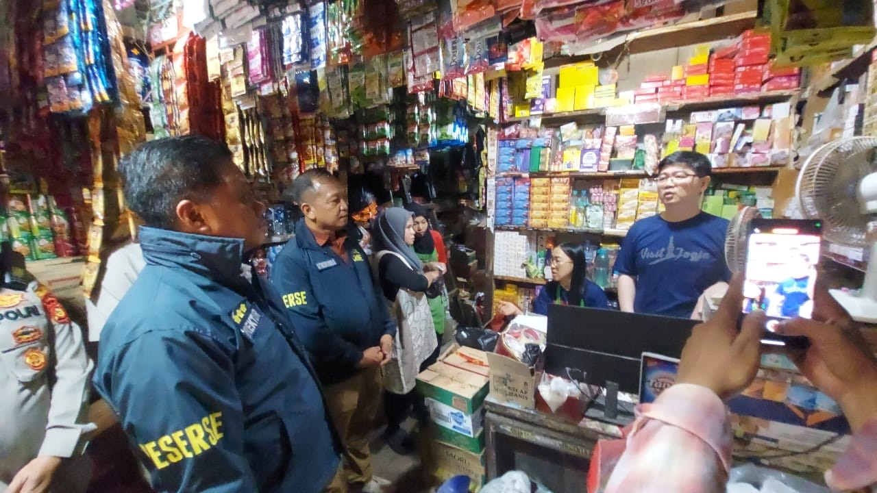 Sidak Pasar di Palembang, Polisi Temukan Pasokan Beras SPHP Tersendat