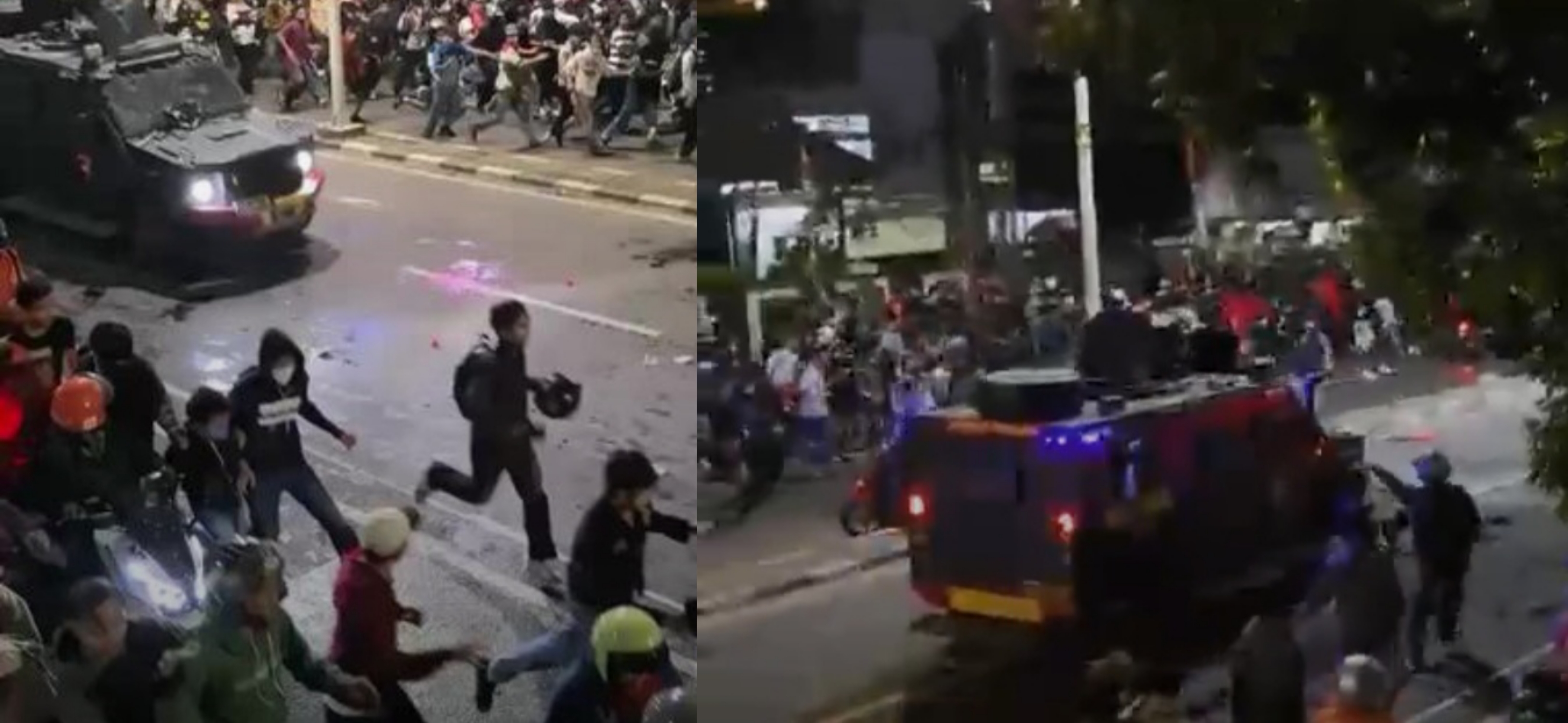 Detik-detik Mencekam Pengemudi Ojol Terlindas Mobil Rantis Brimob dalam Demo Buruh 28 Agustus 2025