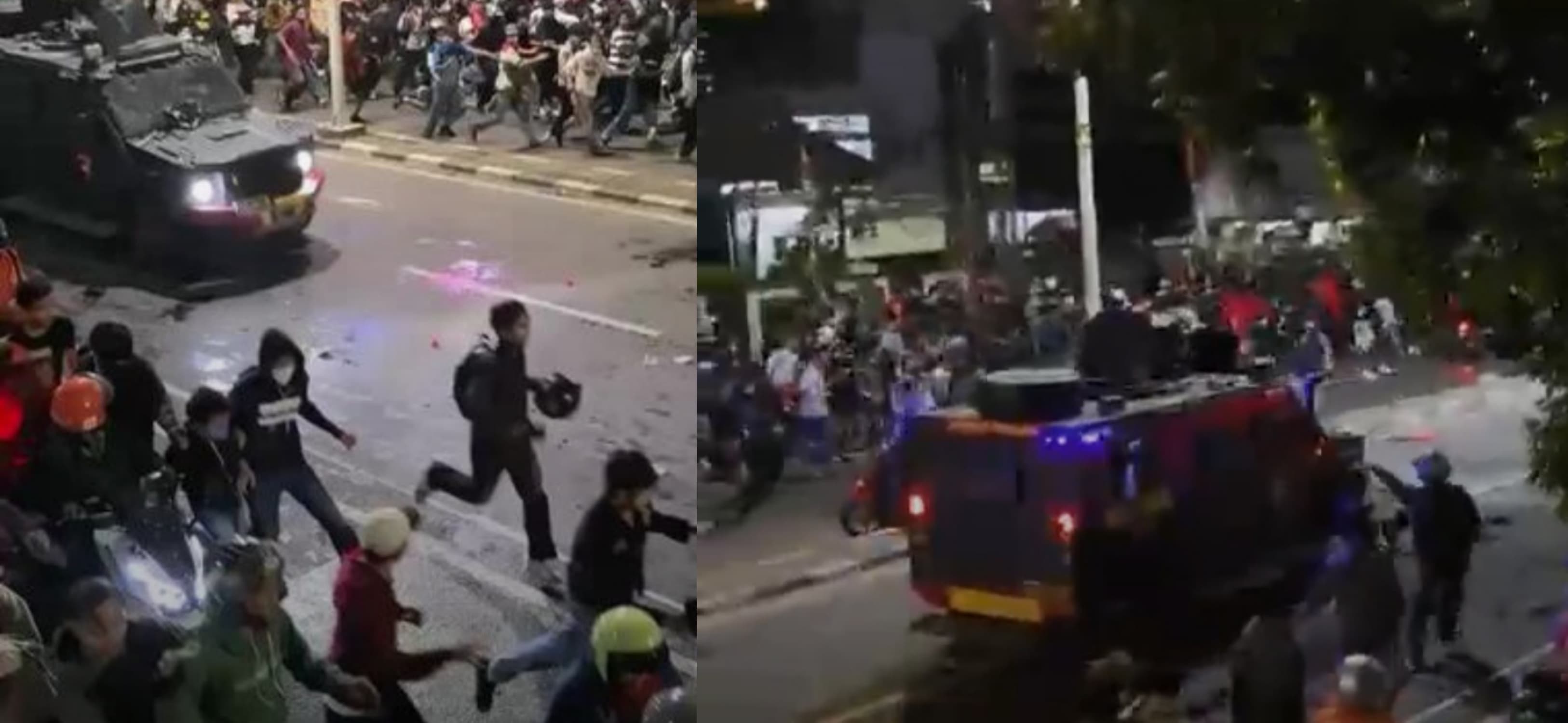 Detik-detik Mencekam Pengemudi Ojol Terlindas Mobil Rantis Brimob dalam Demo Buruh 28 Agustus 2025