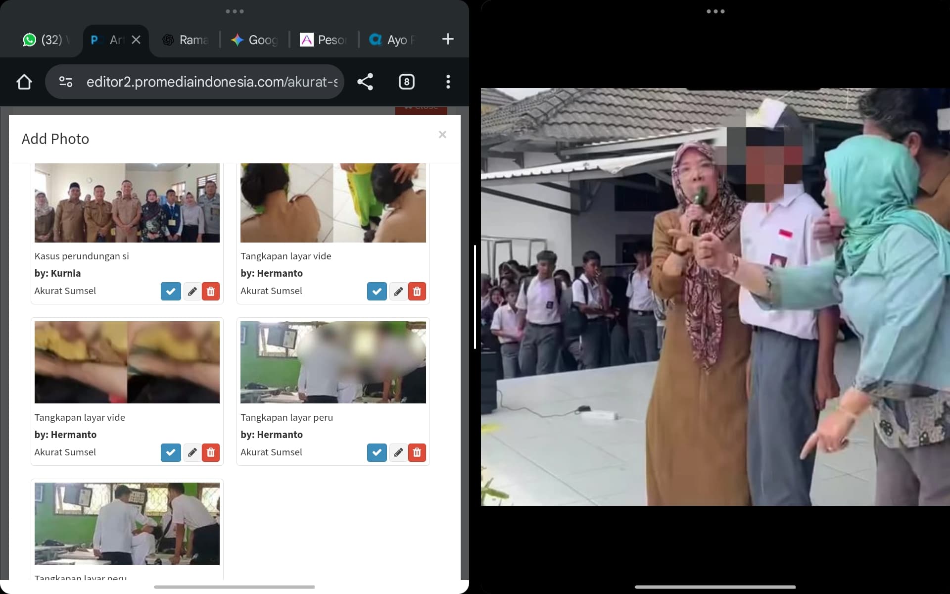 Disdik Sebut Guru SMKN 7 Palembang yang Diduga Fitnah Siswa Pakai Narkoba Dimutasi